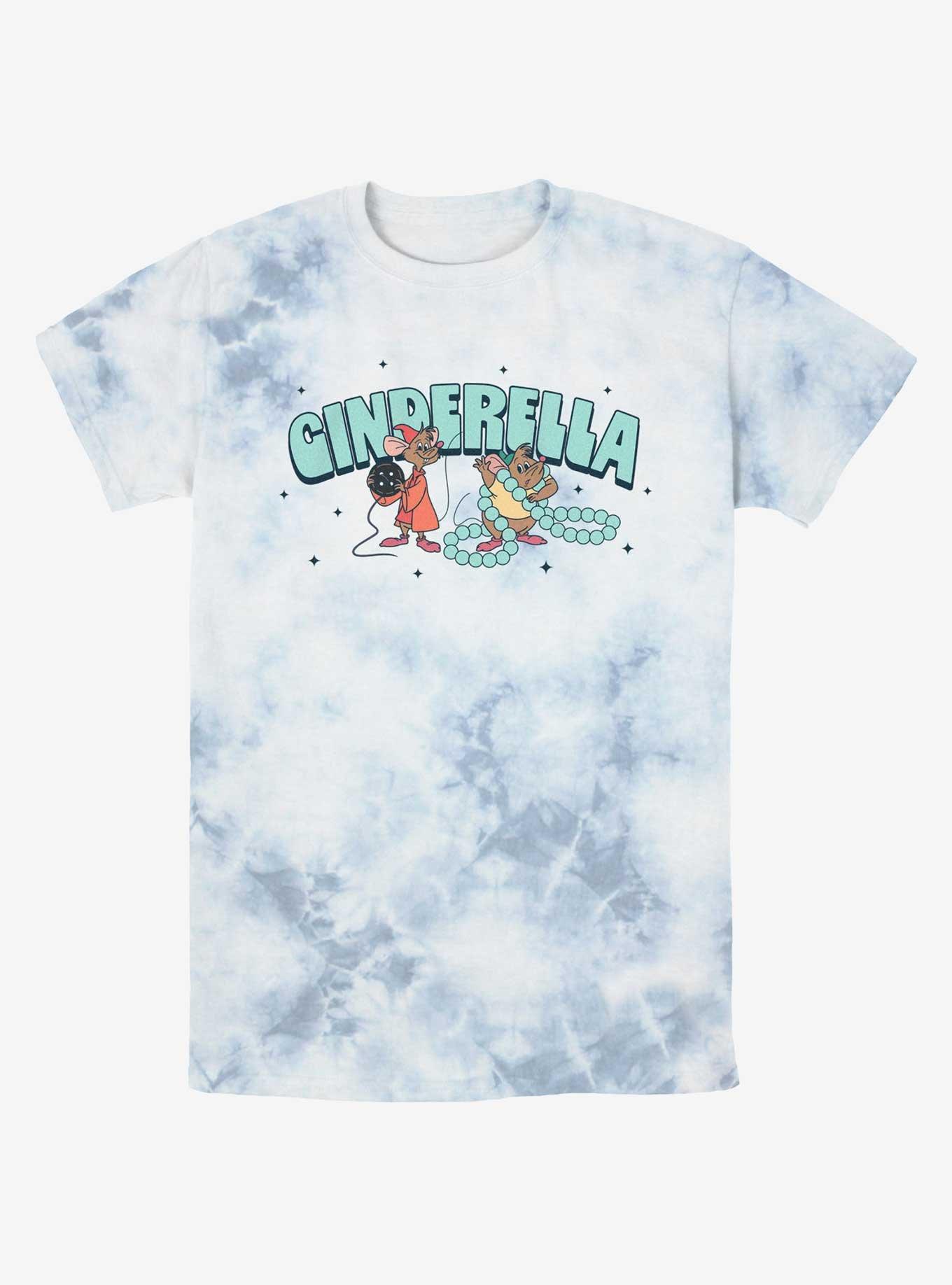 Disney Cinderella Jaq And Gus Tie-Dye T-Shirt, WHITEBLUE, hi-res