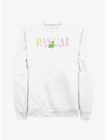 Disney Tangled Pascal Colorful Letters Sweatshirt, WHITE, hi-res