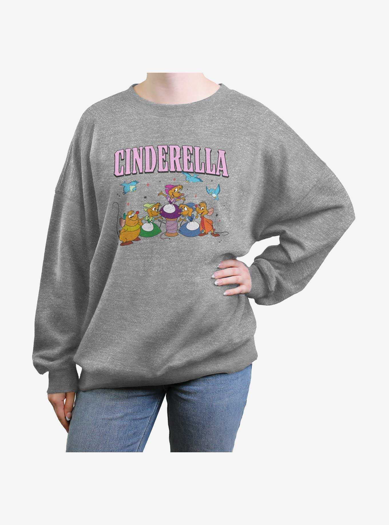 Disney Cinderella Helpers Girls Oversized Sweatshirt, , hi-res