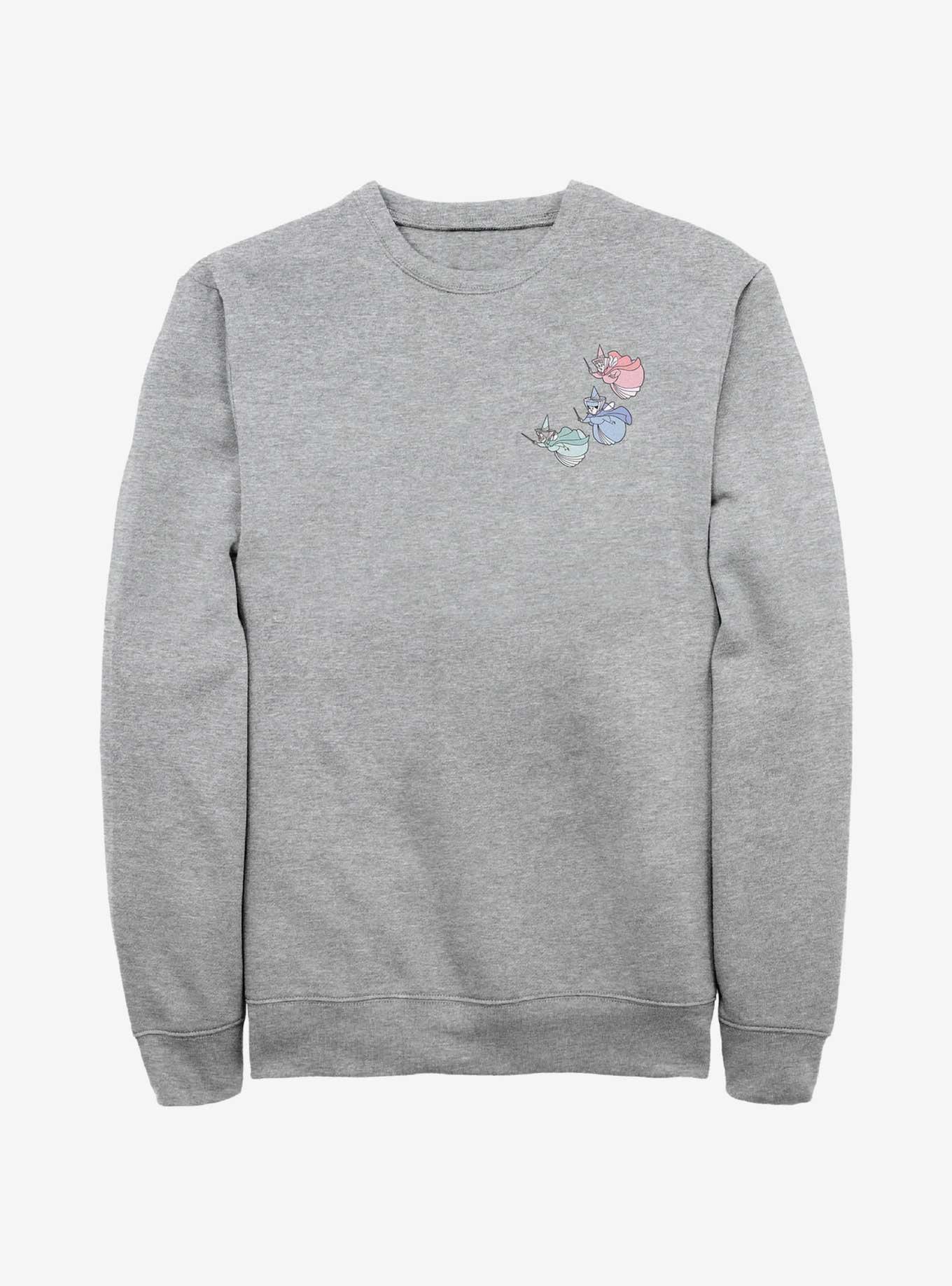 Disney Sleeping Beauty Fairy Trio Pocket Sweatshirt, , hi-res