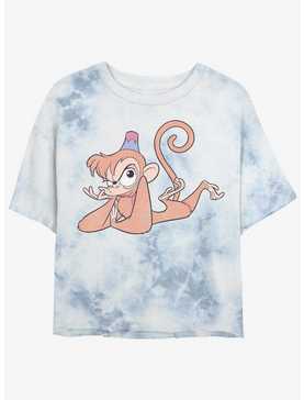 Disney Aladdin Abu Pose Girls Tie-Dye Crop T-Shirt, , hi-res