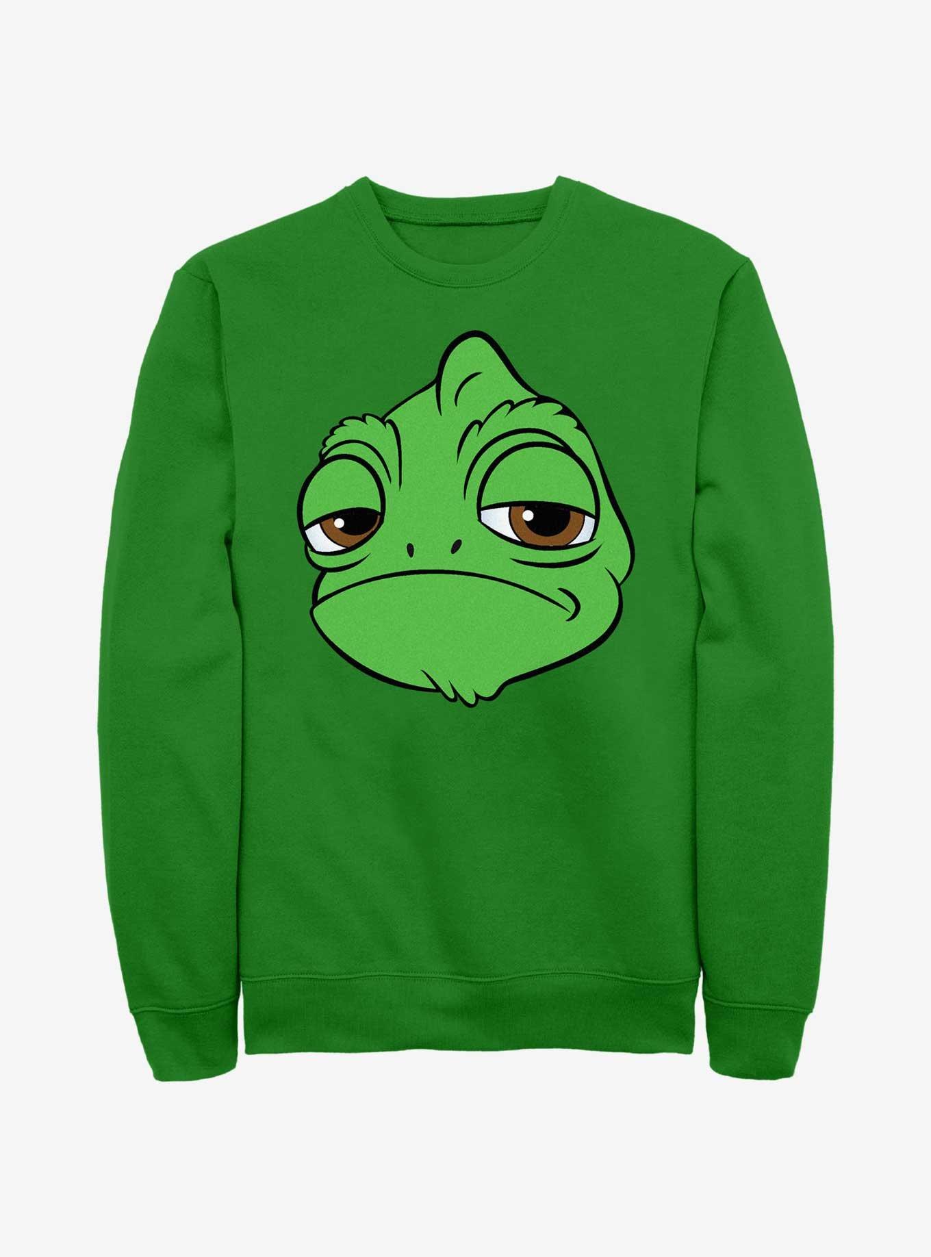 Disney Tangled Big Face Pascal Sweatshirt, , hi-res