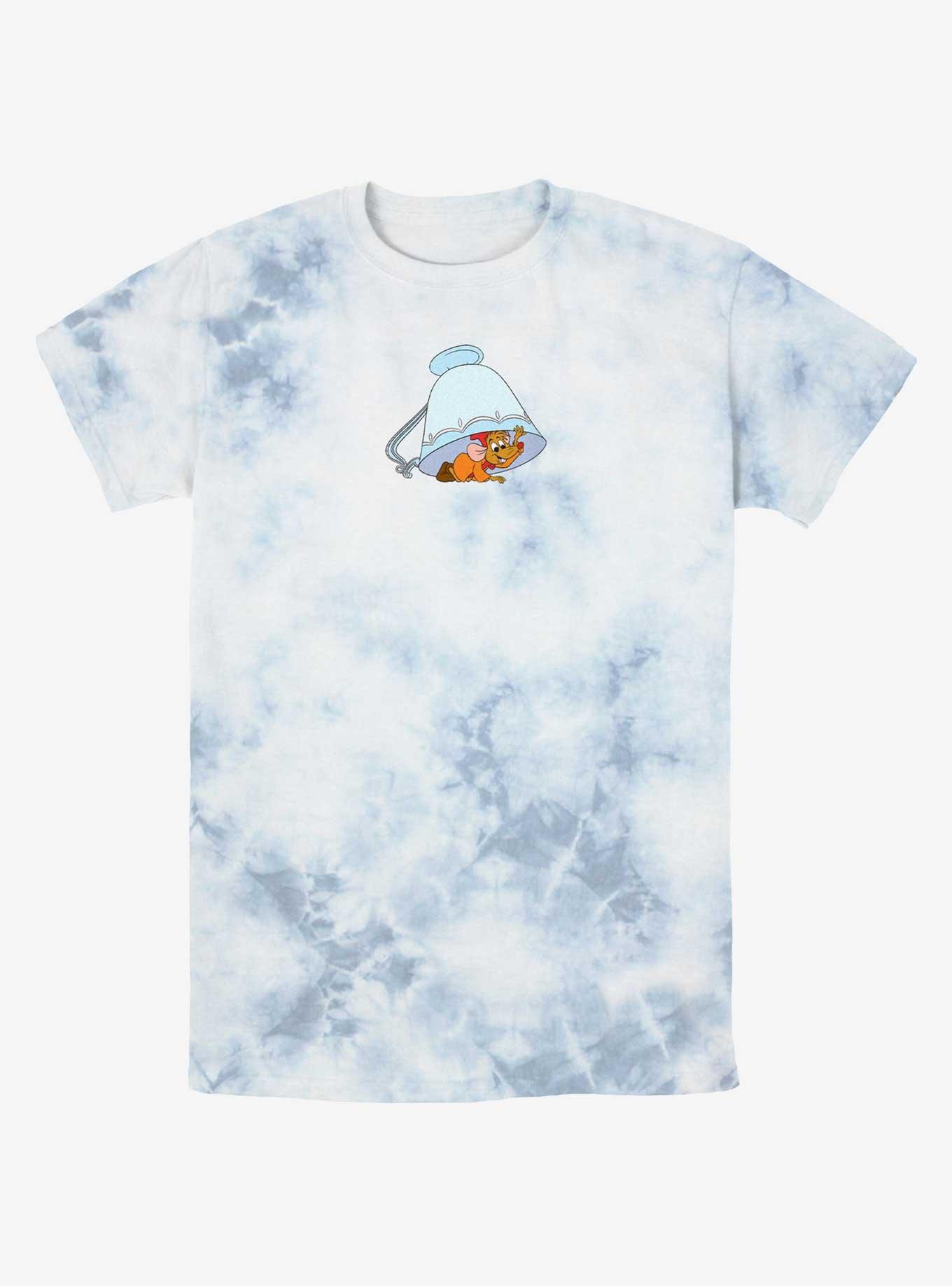 Disney Cinderella Jaq Under The Teacup Tie-Dye T-Shirt, WHITEBLUE, hi-res