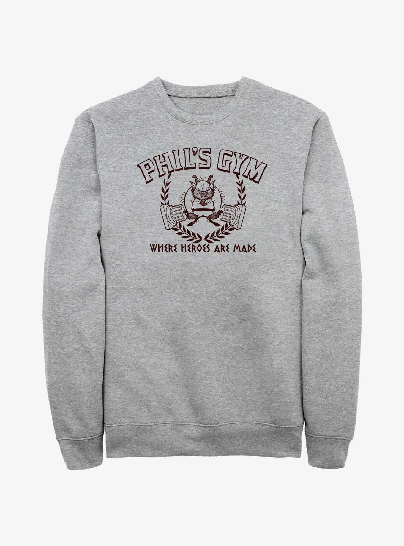 Disney Hercules Philoctetes Gym Sweatshirt, ATH HTR, hi-res