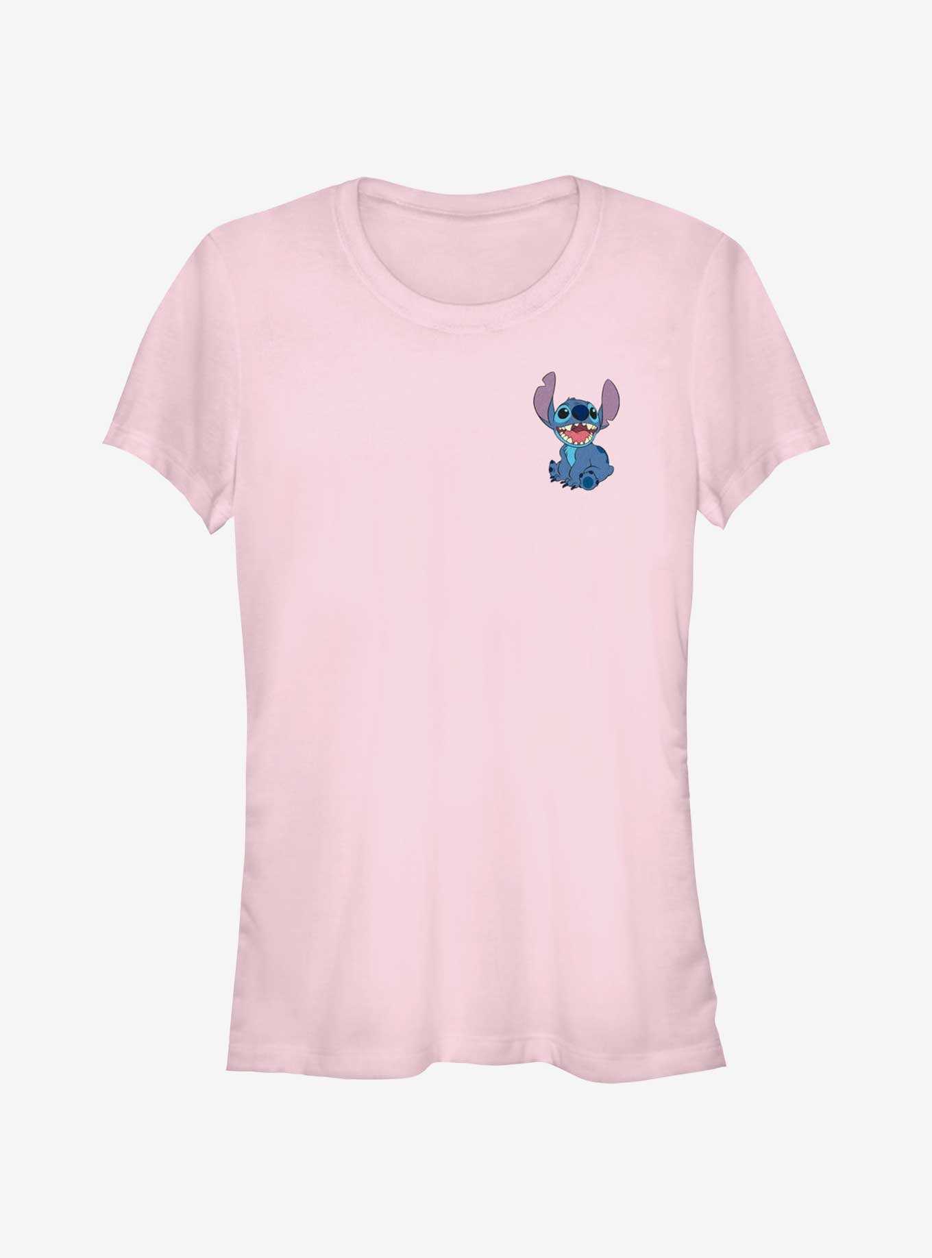 Disney Lilo & Stitch Happy Stitch Pocket Girls T-Shirt, , hi-res