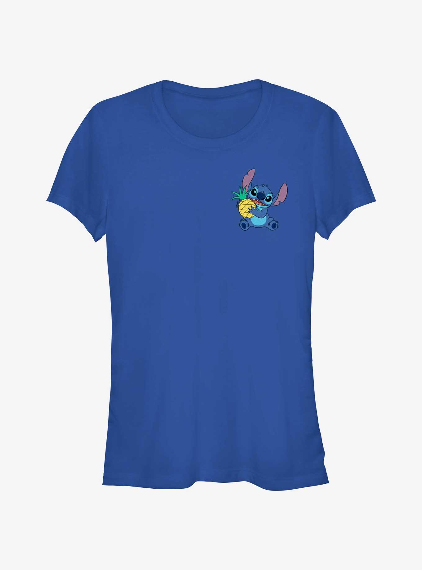 Disney Lilo & Stitch Pineapple Hug Pocket Girls T-Shirt, , hi-res
