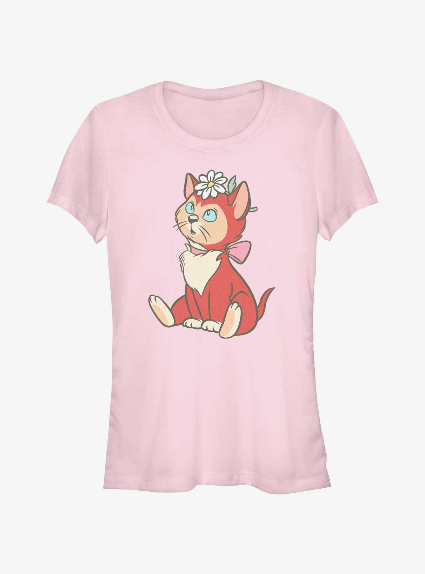 Disney Alice In Wonderland Dinah Pose Girls T-Shirt, LIGHT PINK, hi-res