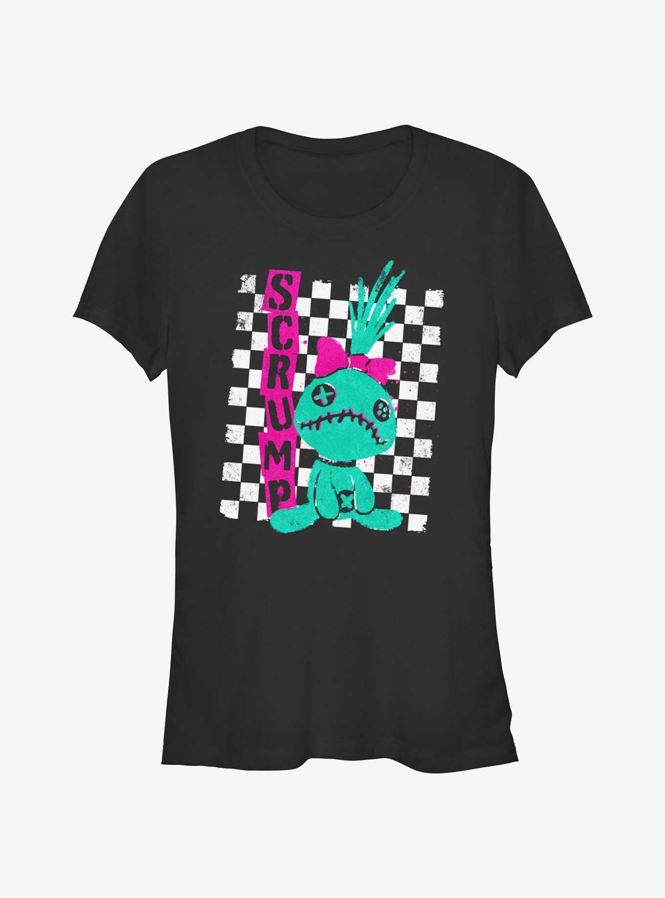 Disney Lilo & Stitch Punk Scrump Girls T-Shirt, BLACK, hi-res