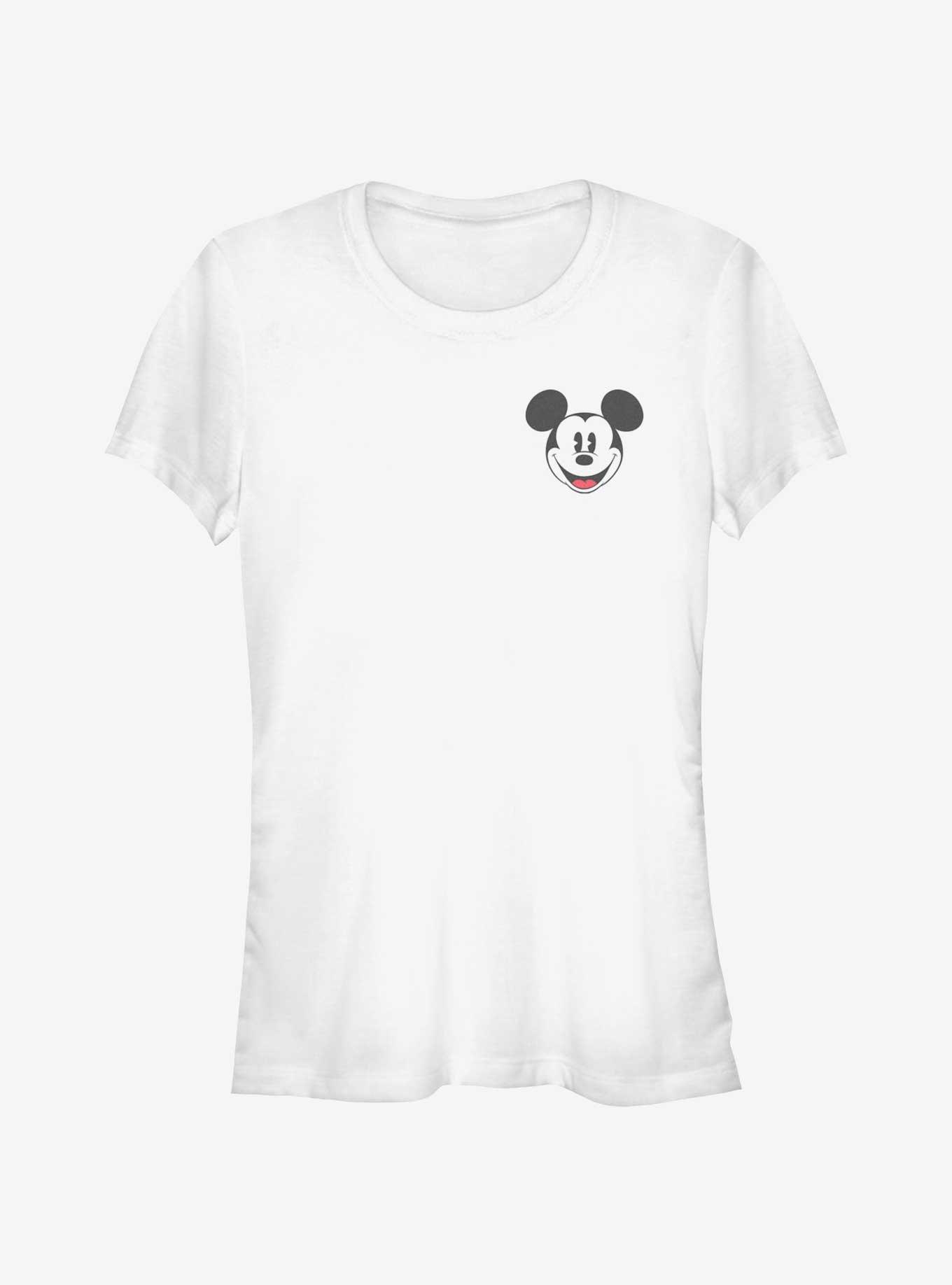 Disney Mickey Mouse Retro Face Pocket Girls T-Shirt, , hi-res