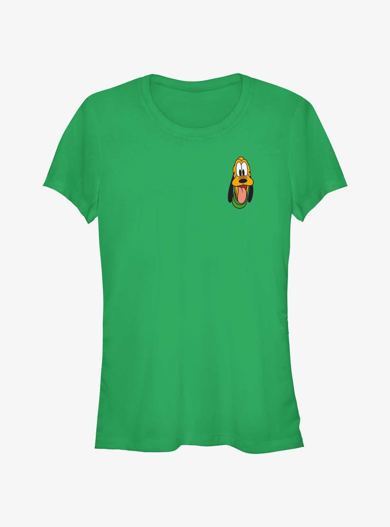 Disney Pluto Happy Face Pocket Girls T-Shirt, , hi-res
