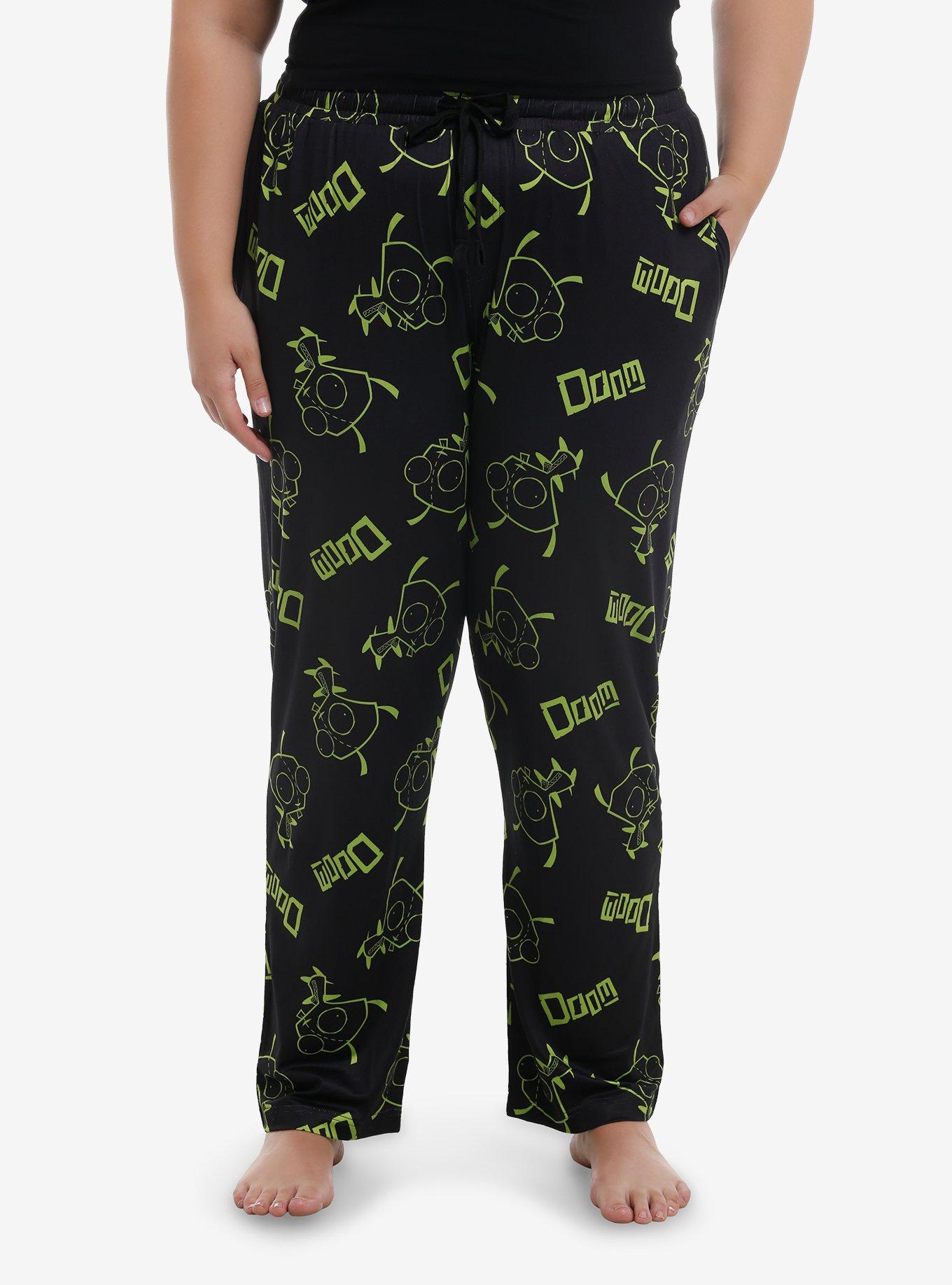 Invader Zim GIR Doom Pajama Pants Plus Size, , hi-res