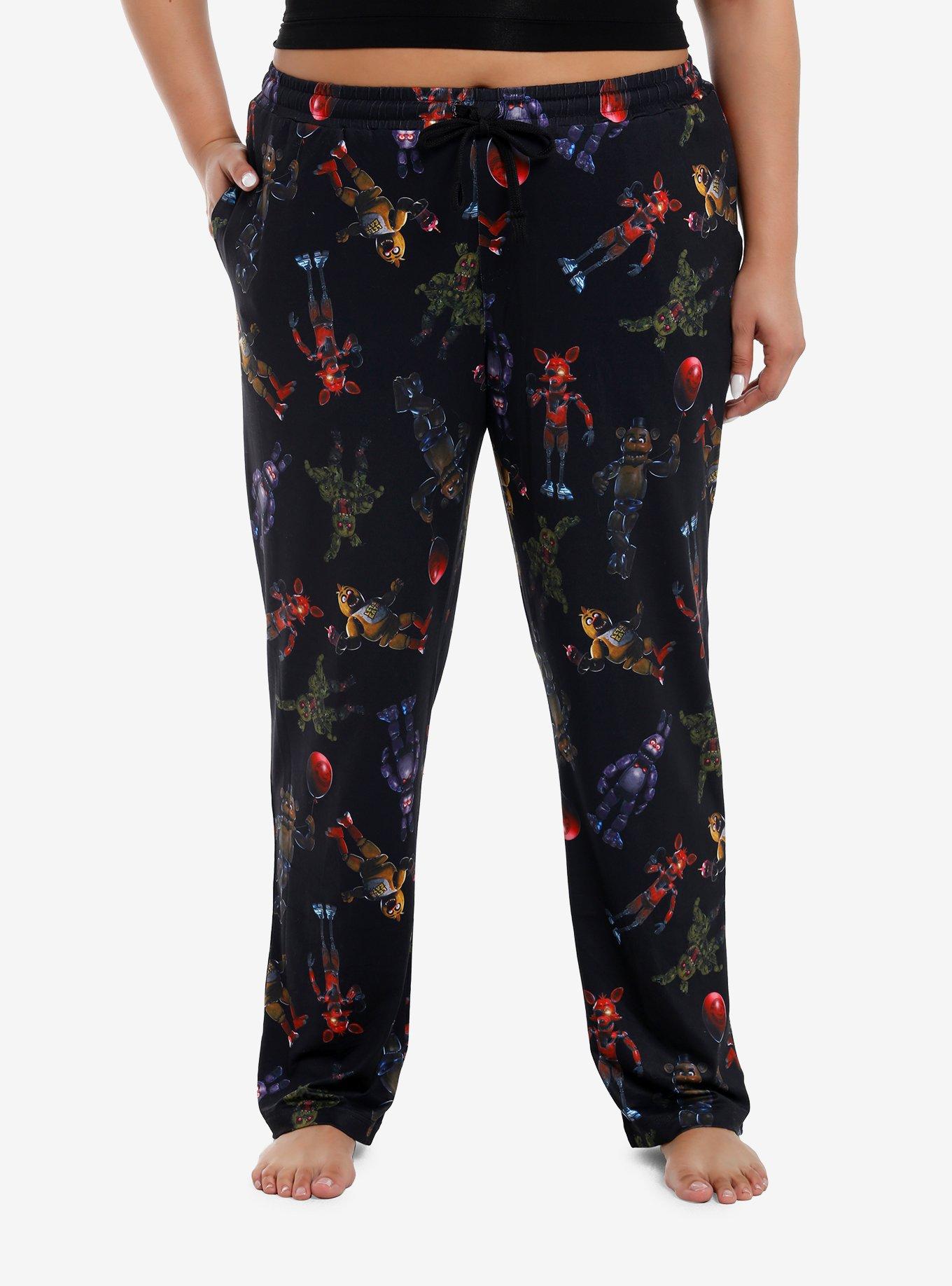 Five Nights At Freddy's Characters Pajama Pants Plus Size, , hi-res