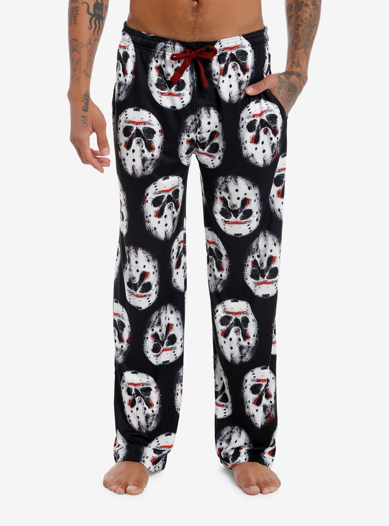 Friday The 13th Jason Mask Pajama Pants, , hi-res