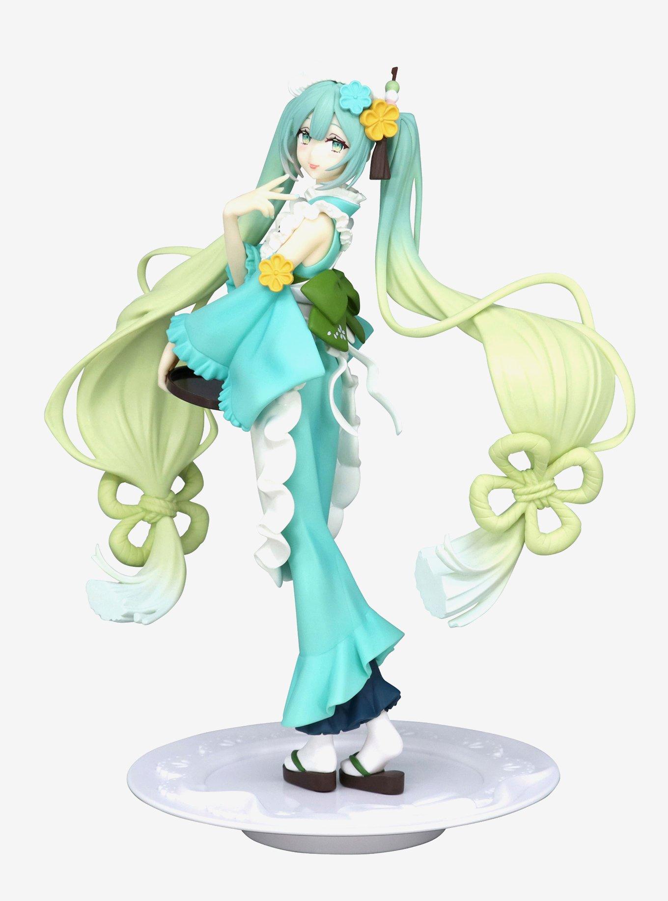 FuRyu Vocaloid SweetSweets Series Hatsune Miku Exceed Creative Figure (Matcha Green Tea Parfait Mint Ver.), , hi-res