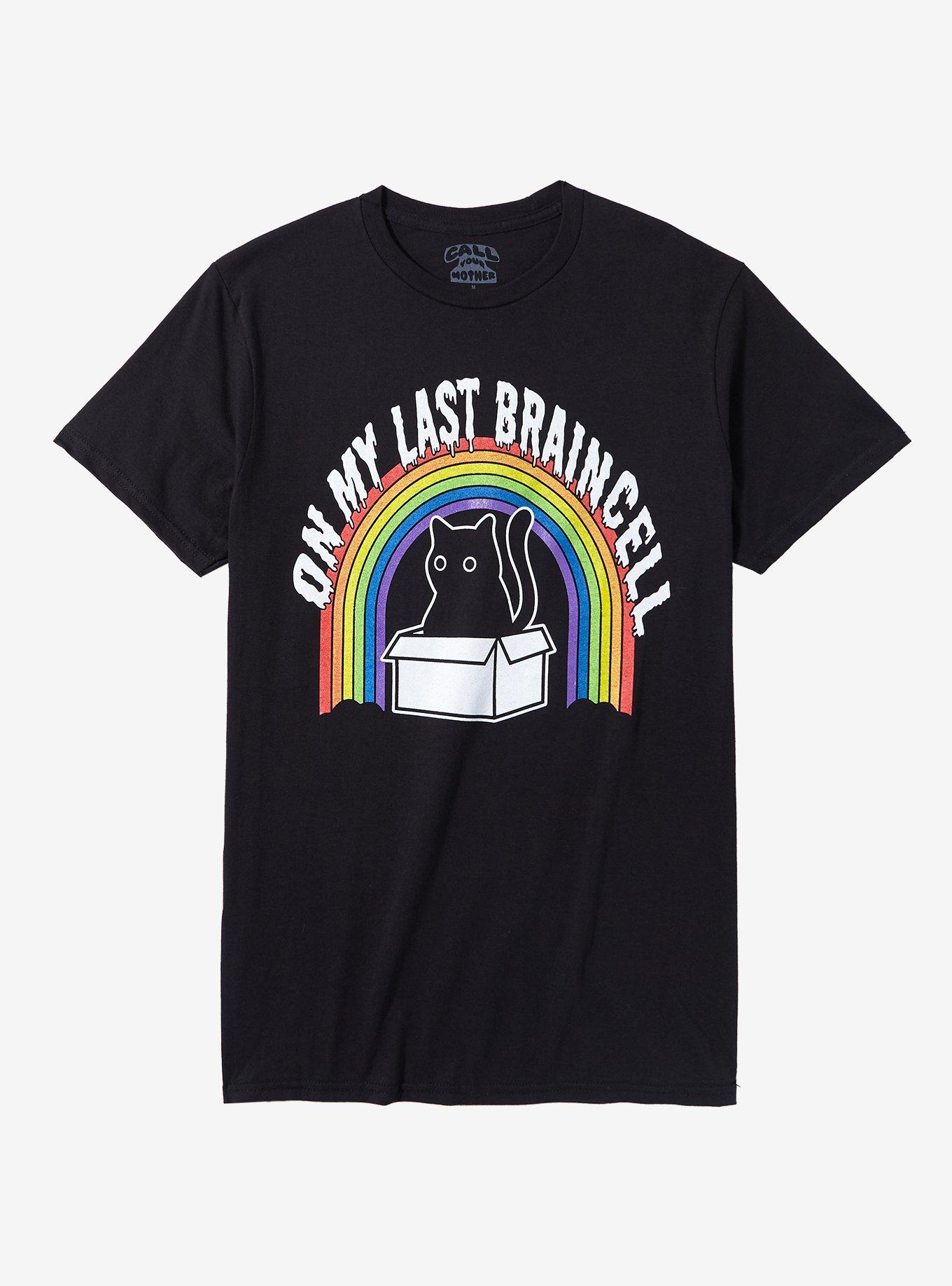 Cat Last Braincell T-Shirt By Call Your Mother, , hi-res