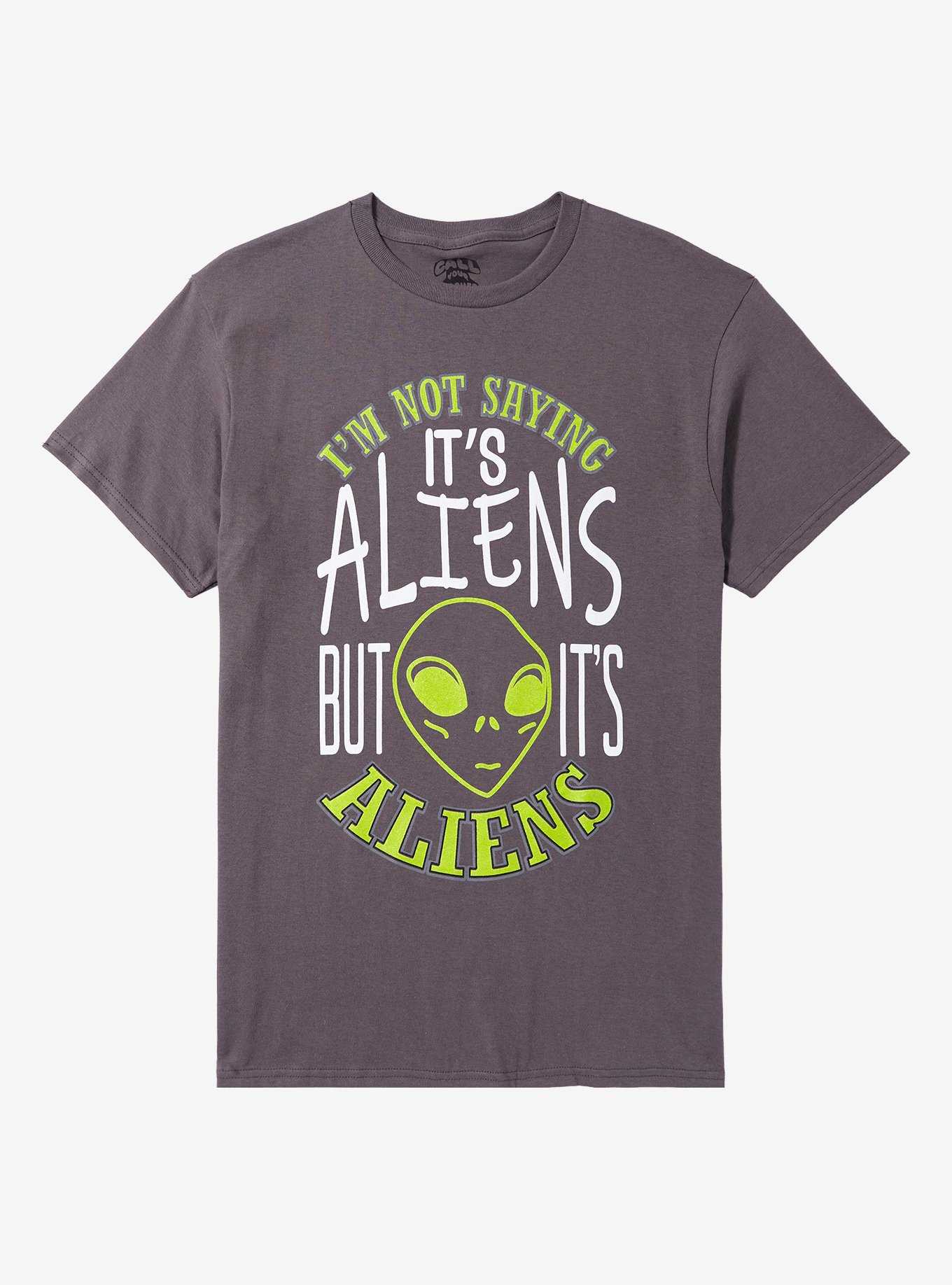 It's Aliens T-Shirt By Call Your Mother, , hi-res