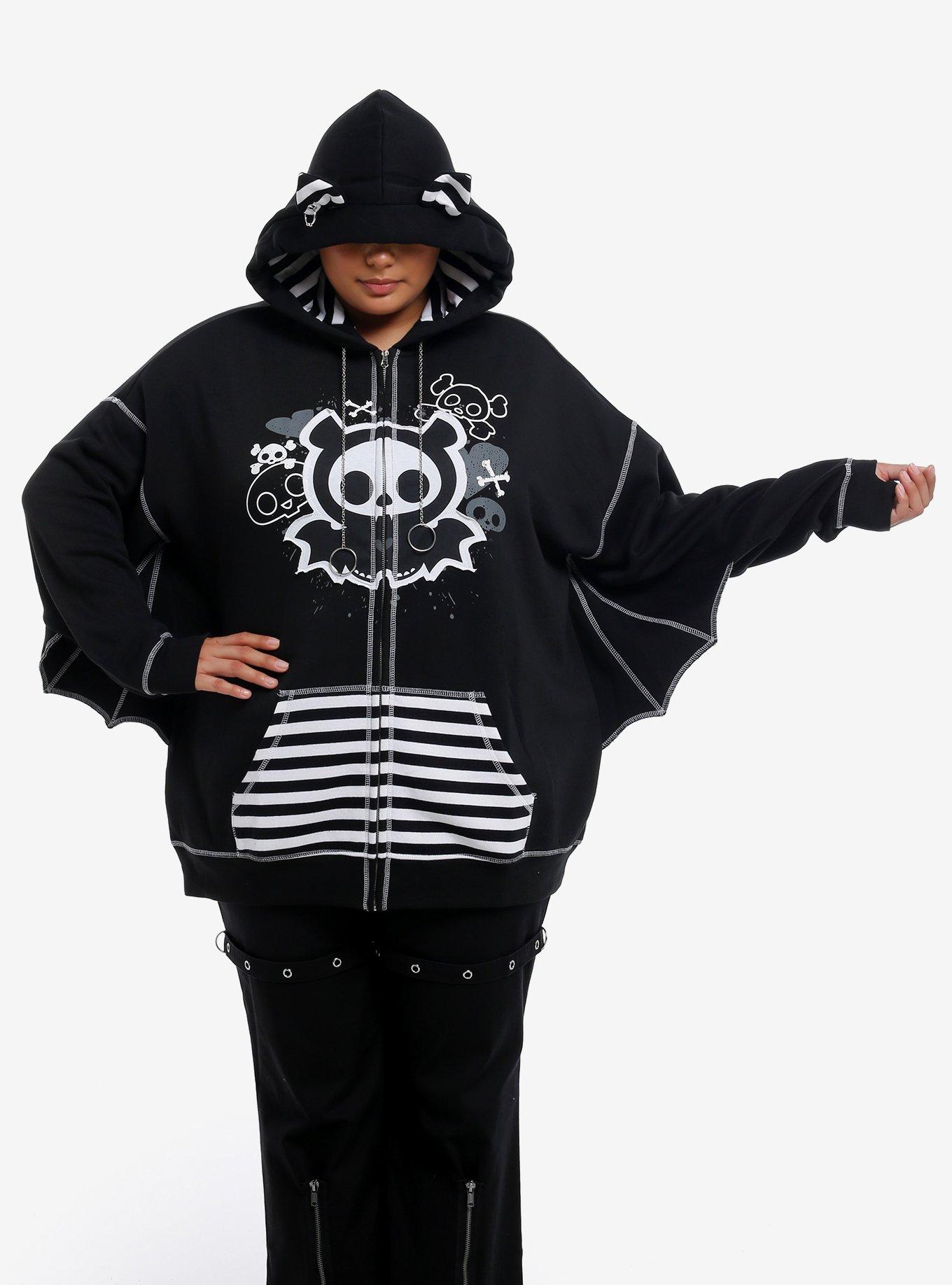 Skelanimals Diego Bat Wing Girls Hoodie Plus Size, MULTI, hi-res