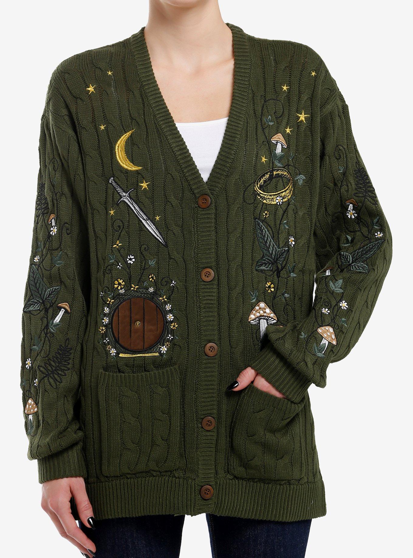 The Lord Of The Rings Icons Girls Knit Cardigan, , hi-res