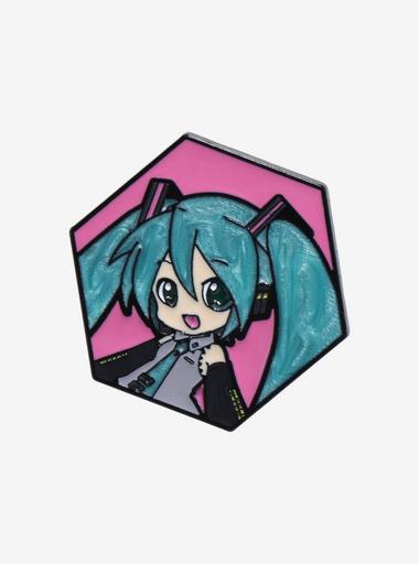 Vocaloid Hatsune Miku Pearlescent Frame Enamel Pin - BoxLunch