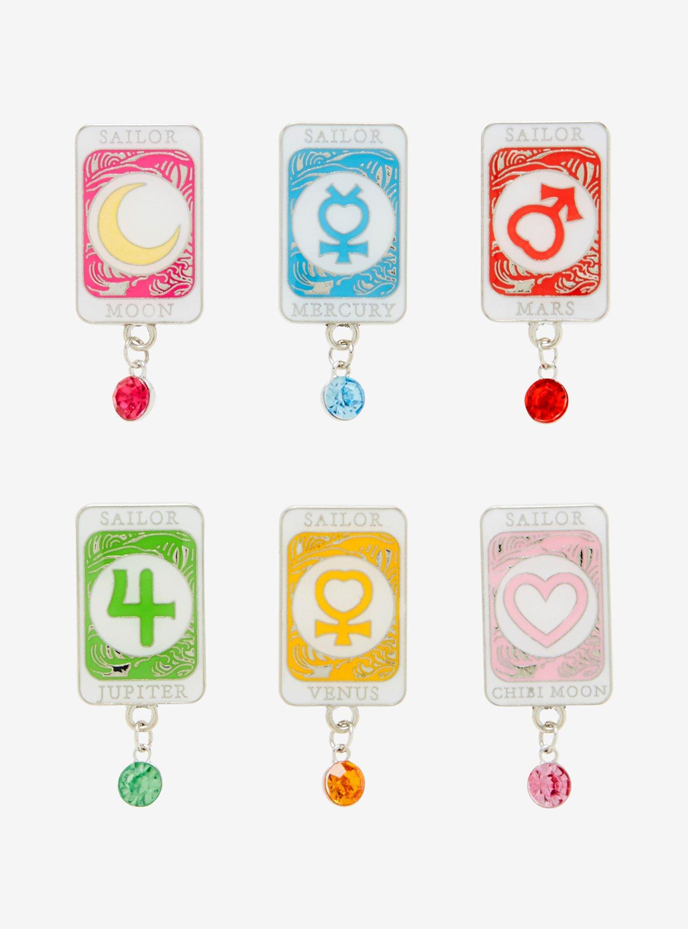 Sailor Moon Crystal Sailor Scout Symbols Blind Box Enamel Pin