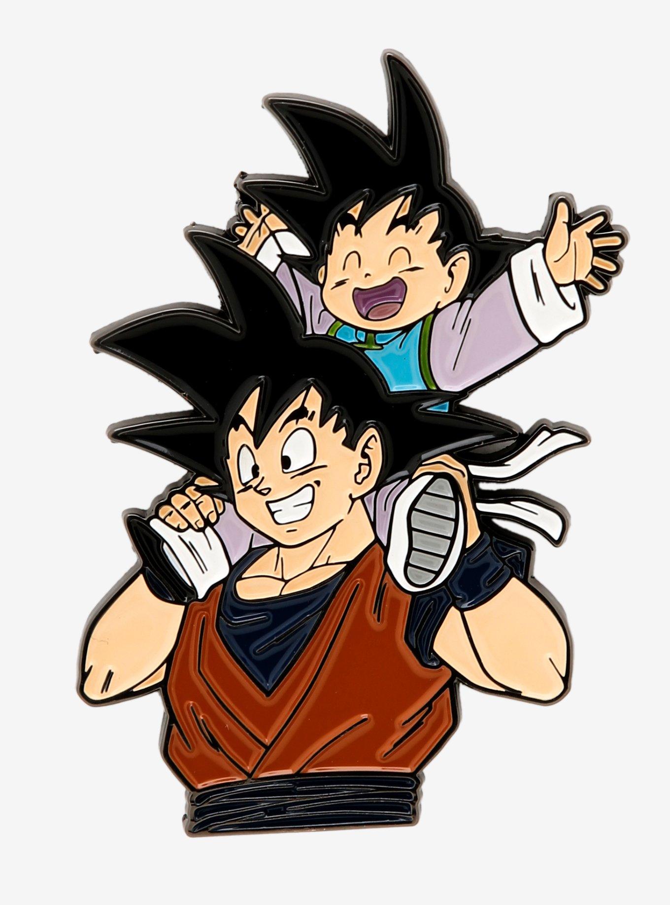 Dragon Ball Z Goku & Gohan Enamel Pin - BoxLunch Exclusive, , hi-res