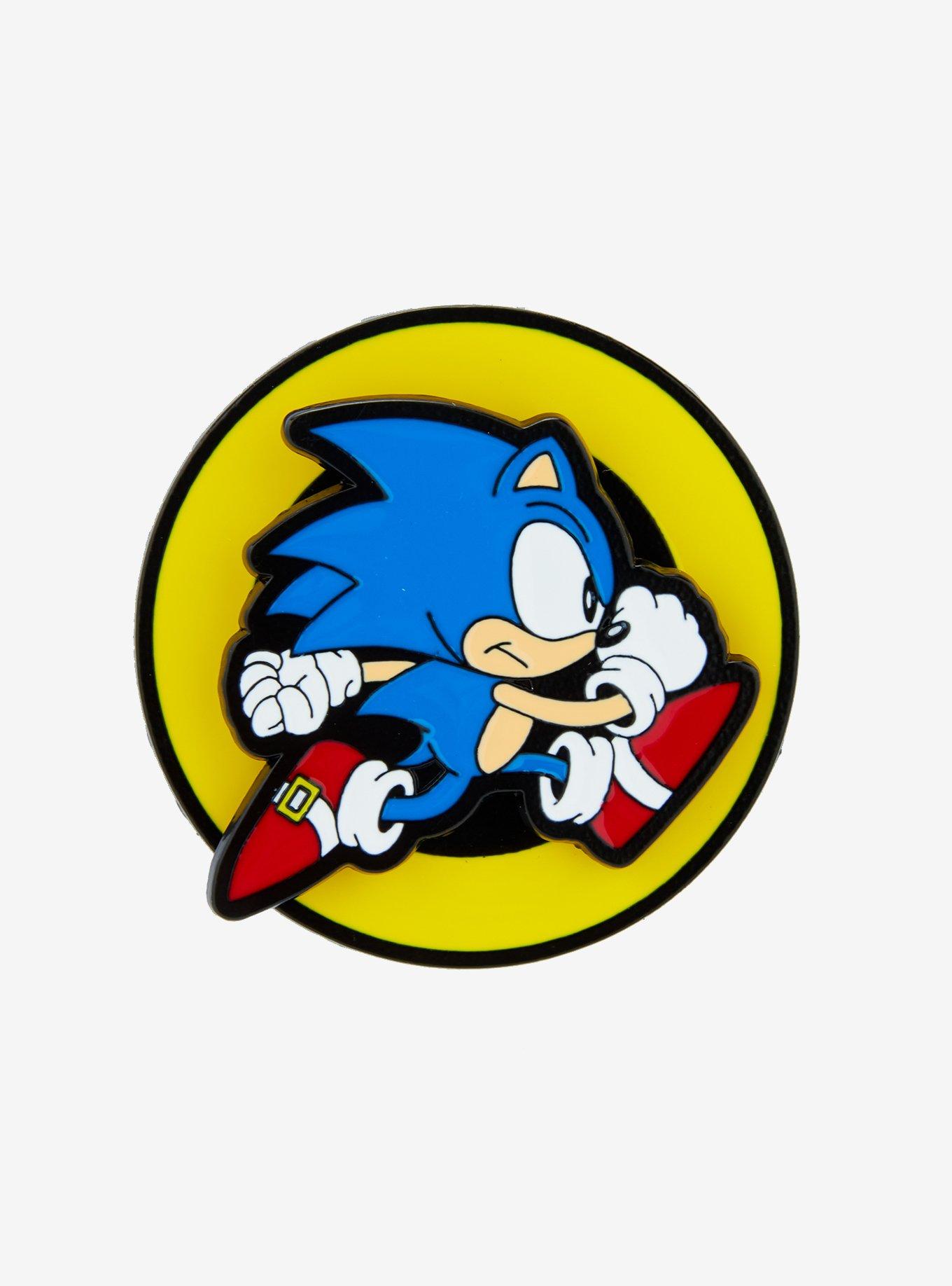 Sonic the Hedgehog Spinning Enamel Pin, , hi-res