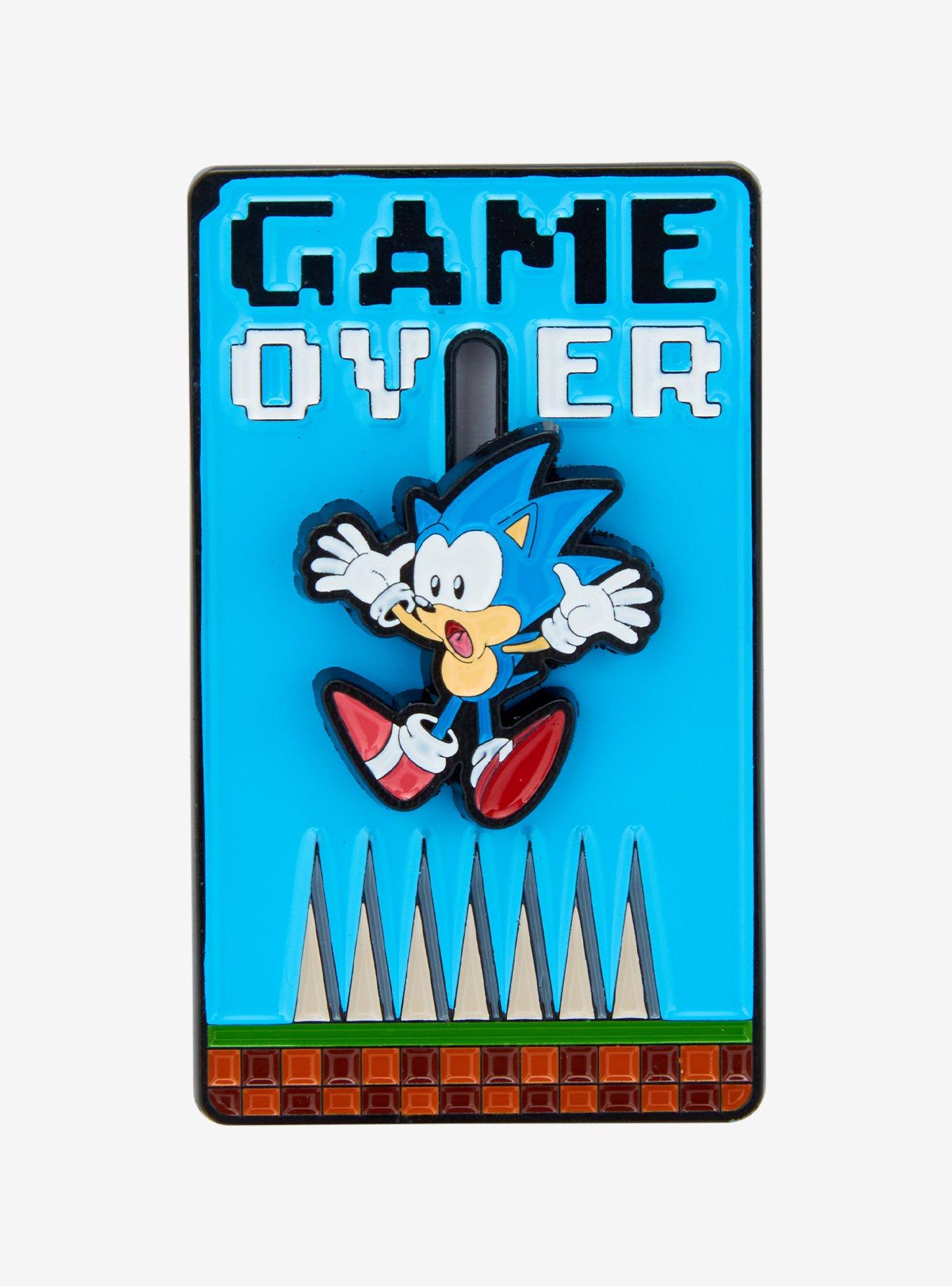 Sonic the Hedgehog Game Over Sliding Enamel Pin, , hi-res