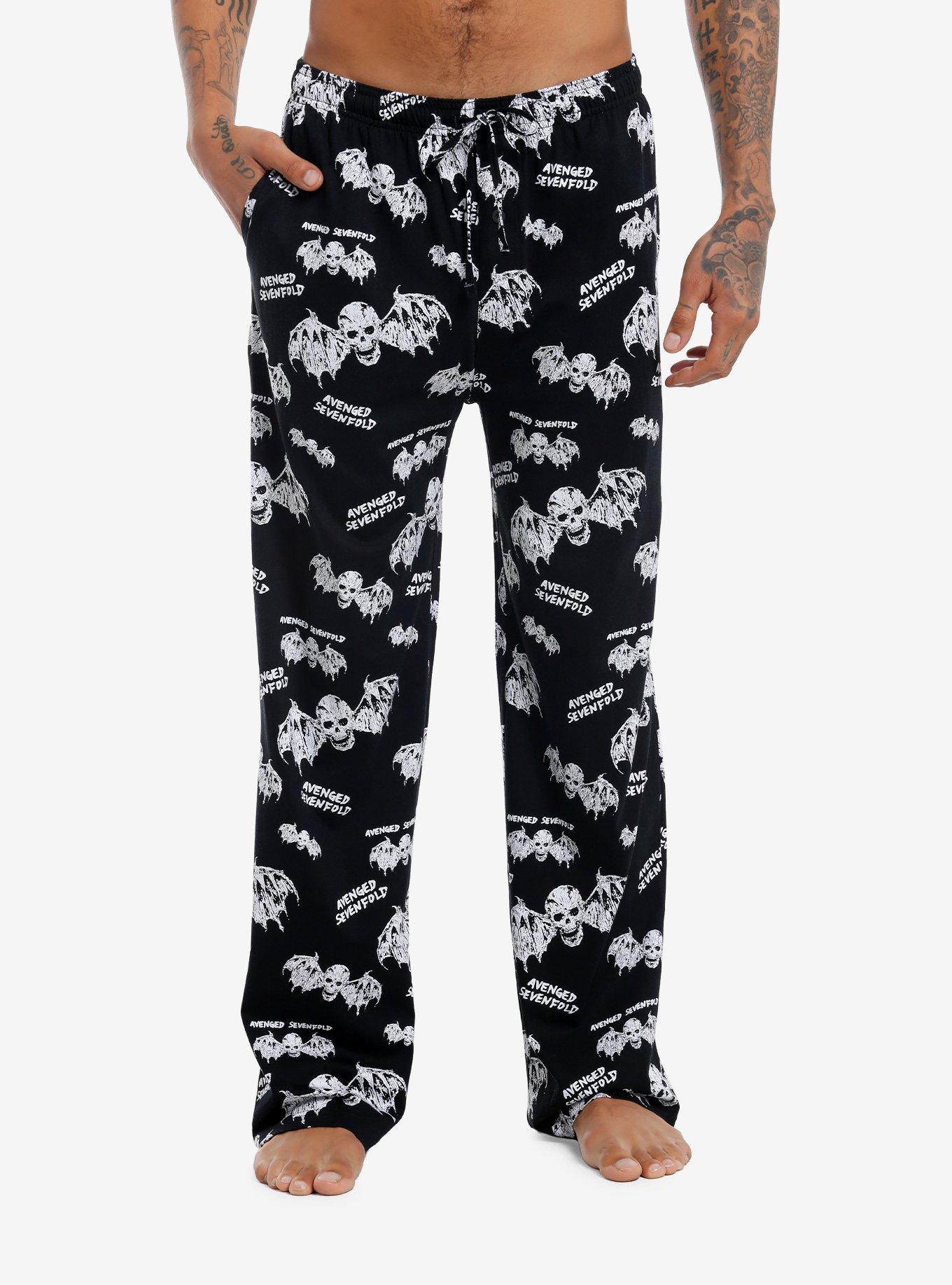 Avenged Sevenfold Deathbat Pajama Pants, , hi-res
