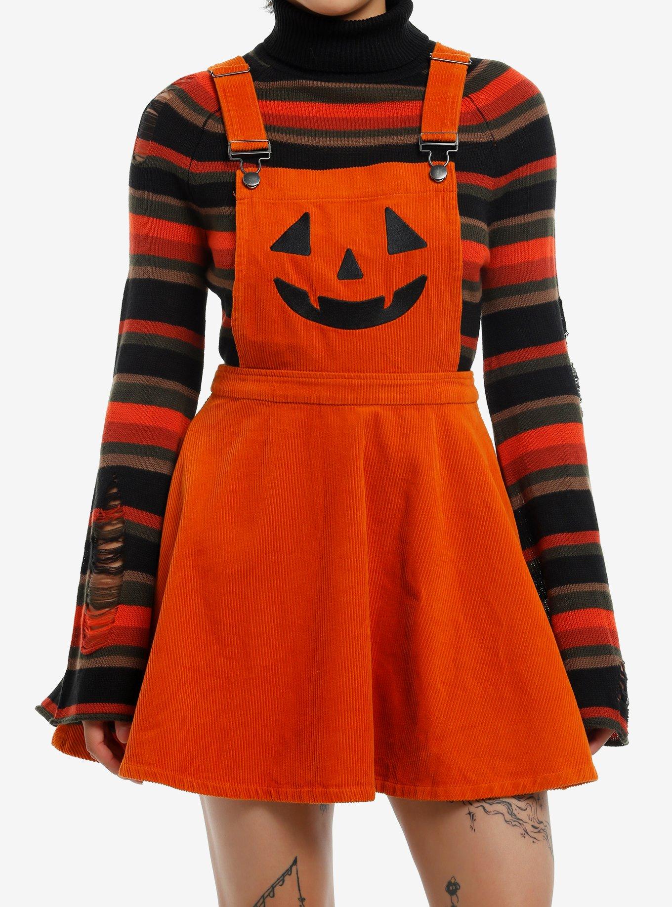 Sweet Society Jack-O'-Lantern Corduroy Skirtall