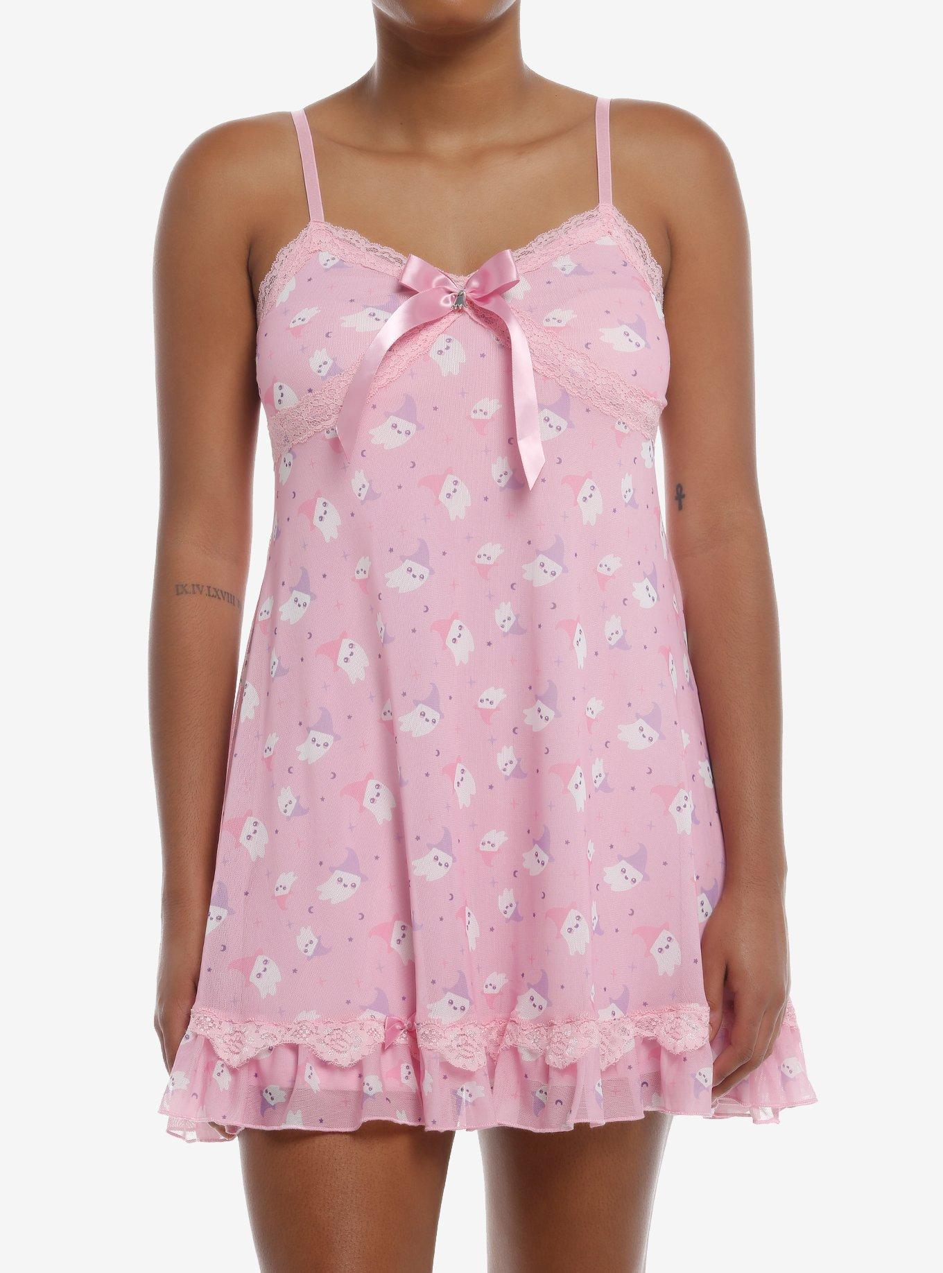 Sweet Society Pink Ghost Cami Dress