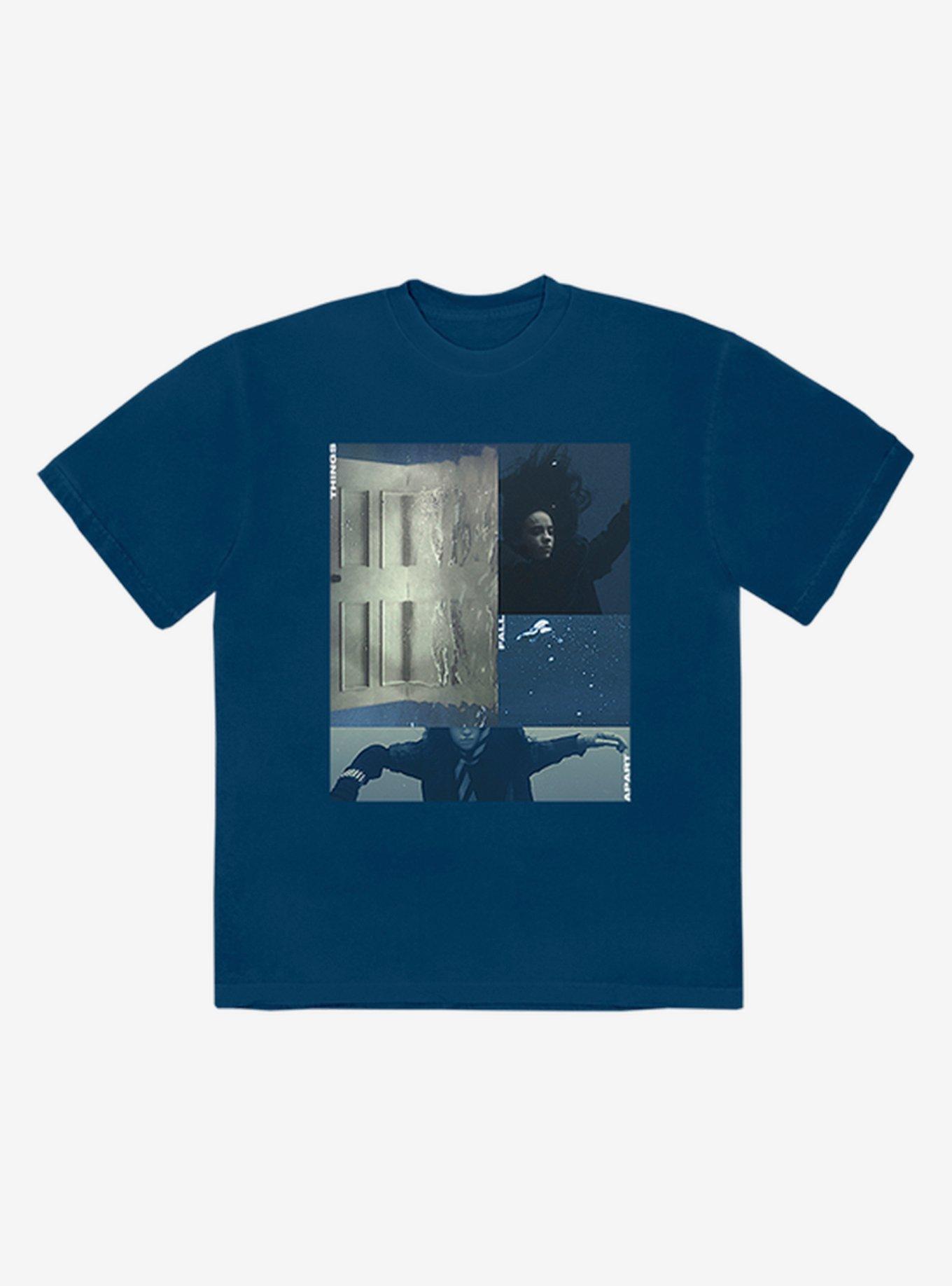 Billie Eilish Hit Me Hard And Soft Blue Two-Sided T-Shirt Hot Topic Exclusive, NAVY, hi-res