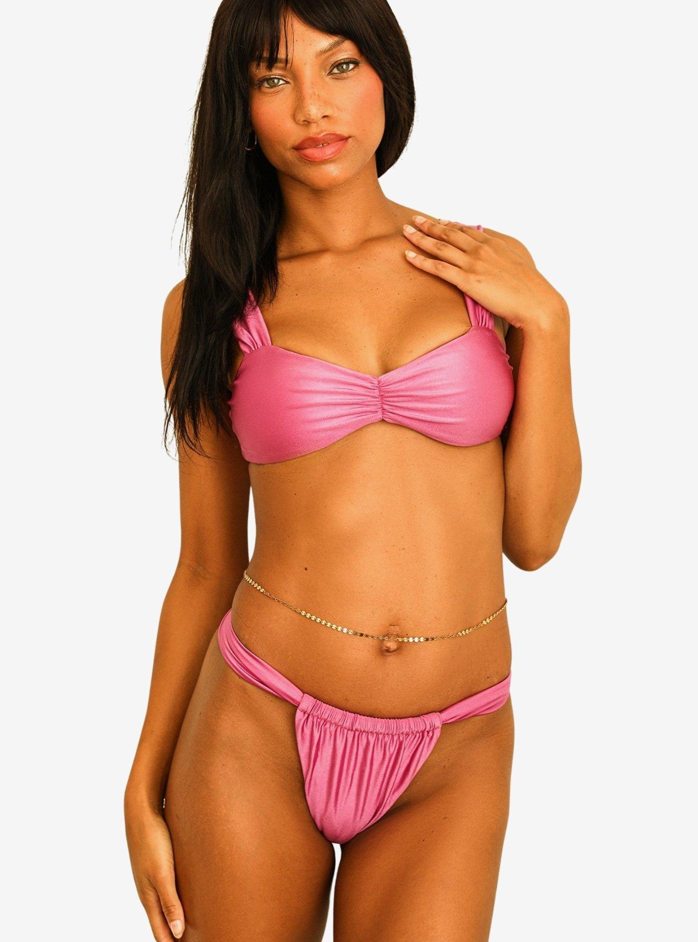 Dippin' Daisy's Bisou Swim Bottom Light Purple, , hi-res