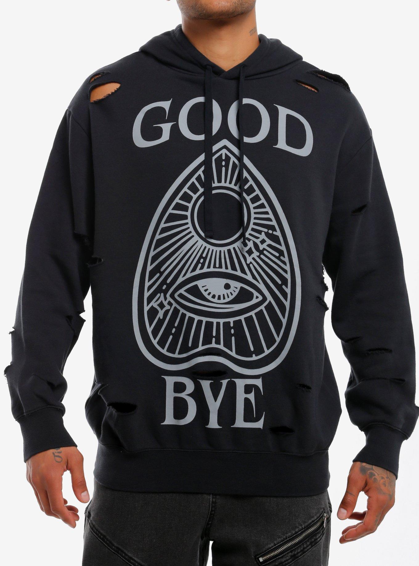 Good Bye Mystic Symbols Destructed Hoodie, , hi-res