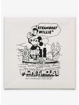 Disney Mickey Mouse Steamboat Willie Black & White Canvas Wall Decor, , hi-res