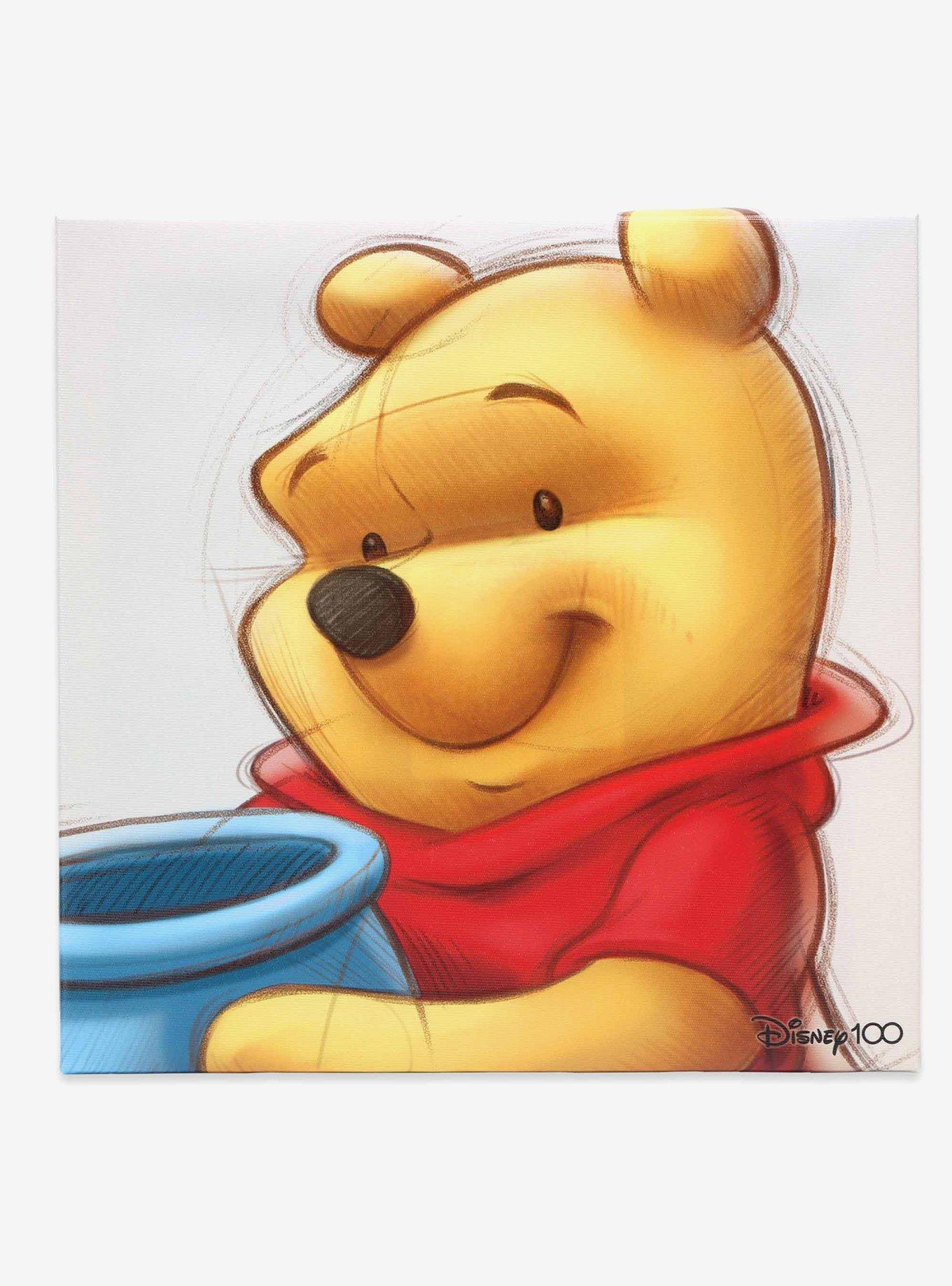 Disney Winnie the Pooh Hunny Pot Sketch Canvas Wall Decor, , hi-res