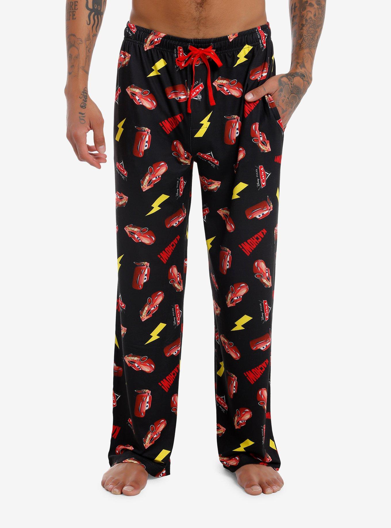 Disney Pixar Cars Lightning McQueen Pajama Pants Hot Topic