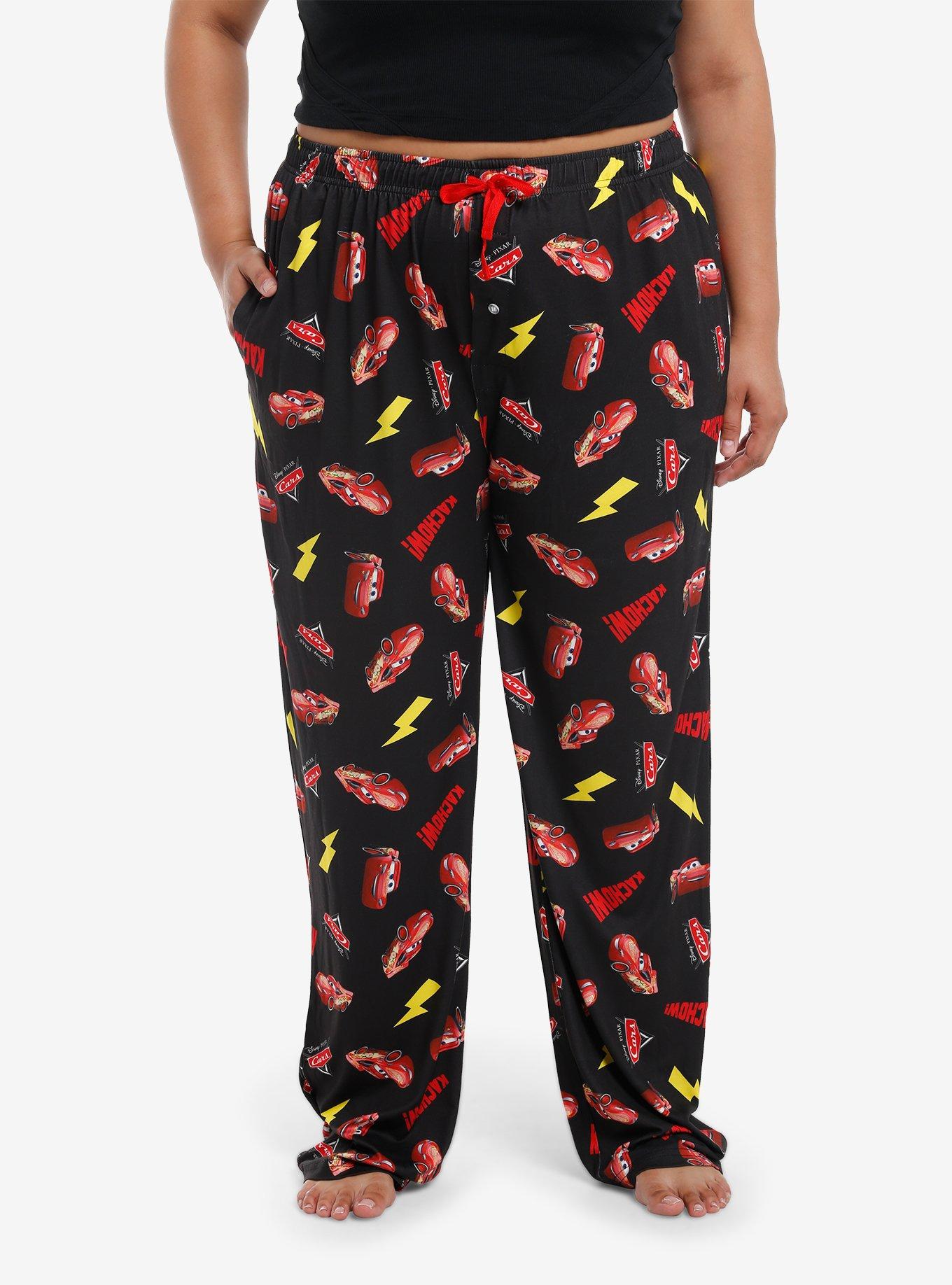 Disney Pixar Cars Lightning McQueen Pajama Pants Plus Size, MULTI, hi-res