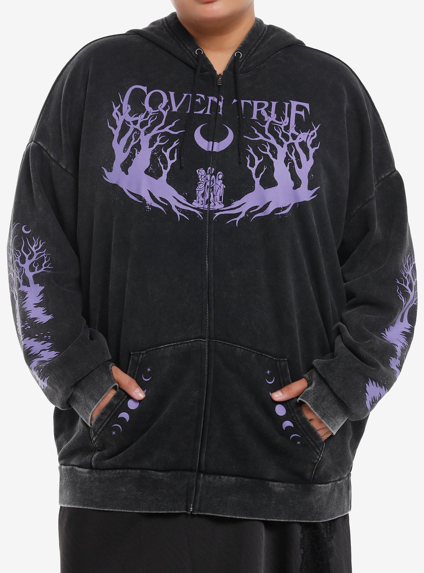 Her Universe Marvel Agatha All Along Coven True Girls Oversized Hoodie Plus Size Hot Topic