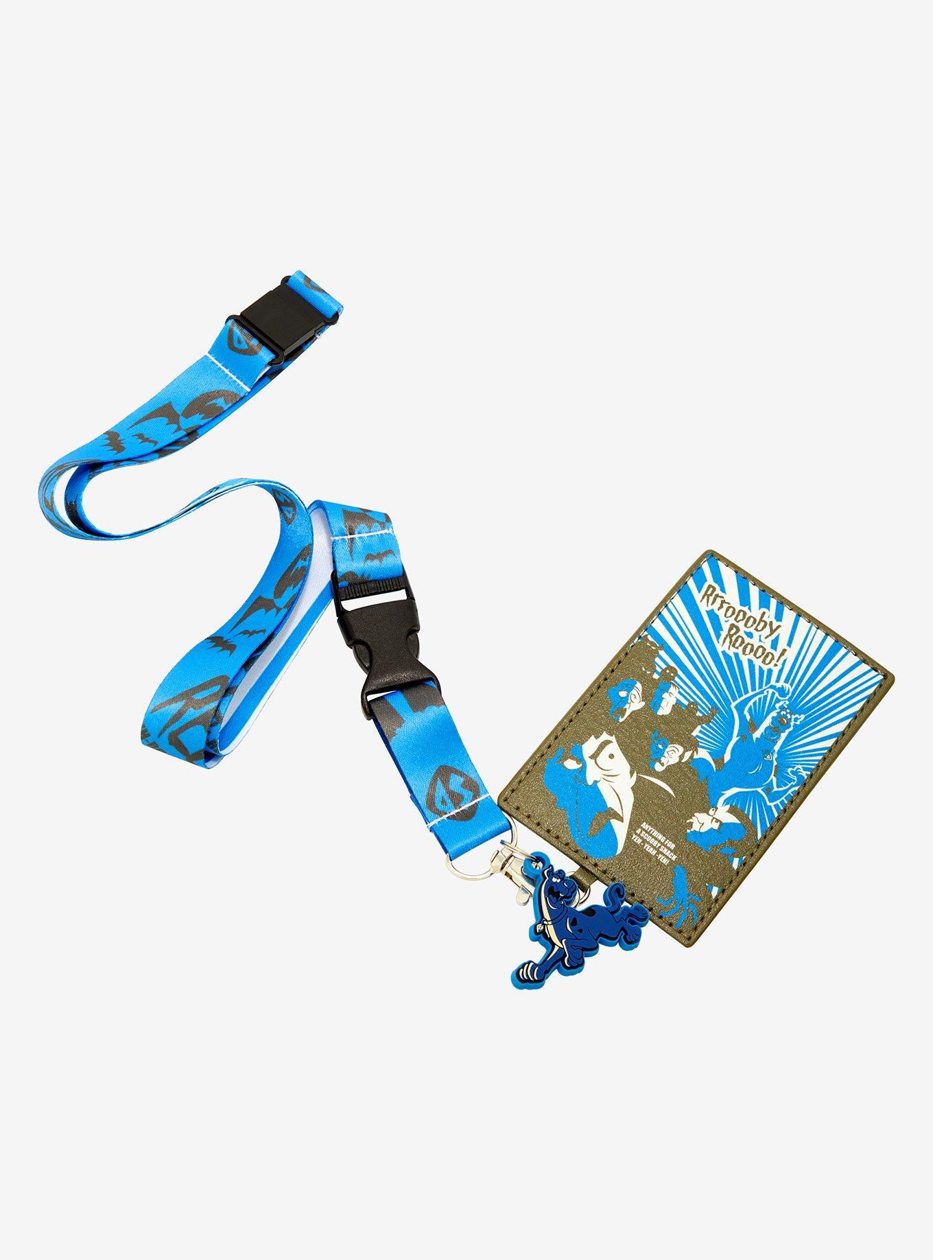 Scooby-Doo! Rrroooby Roooo Blue Strap Lanyard — BoxLunch Exclusive, , hi-res