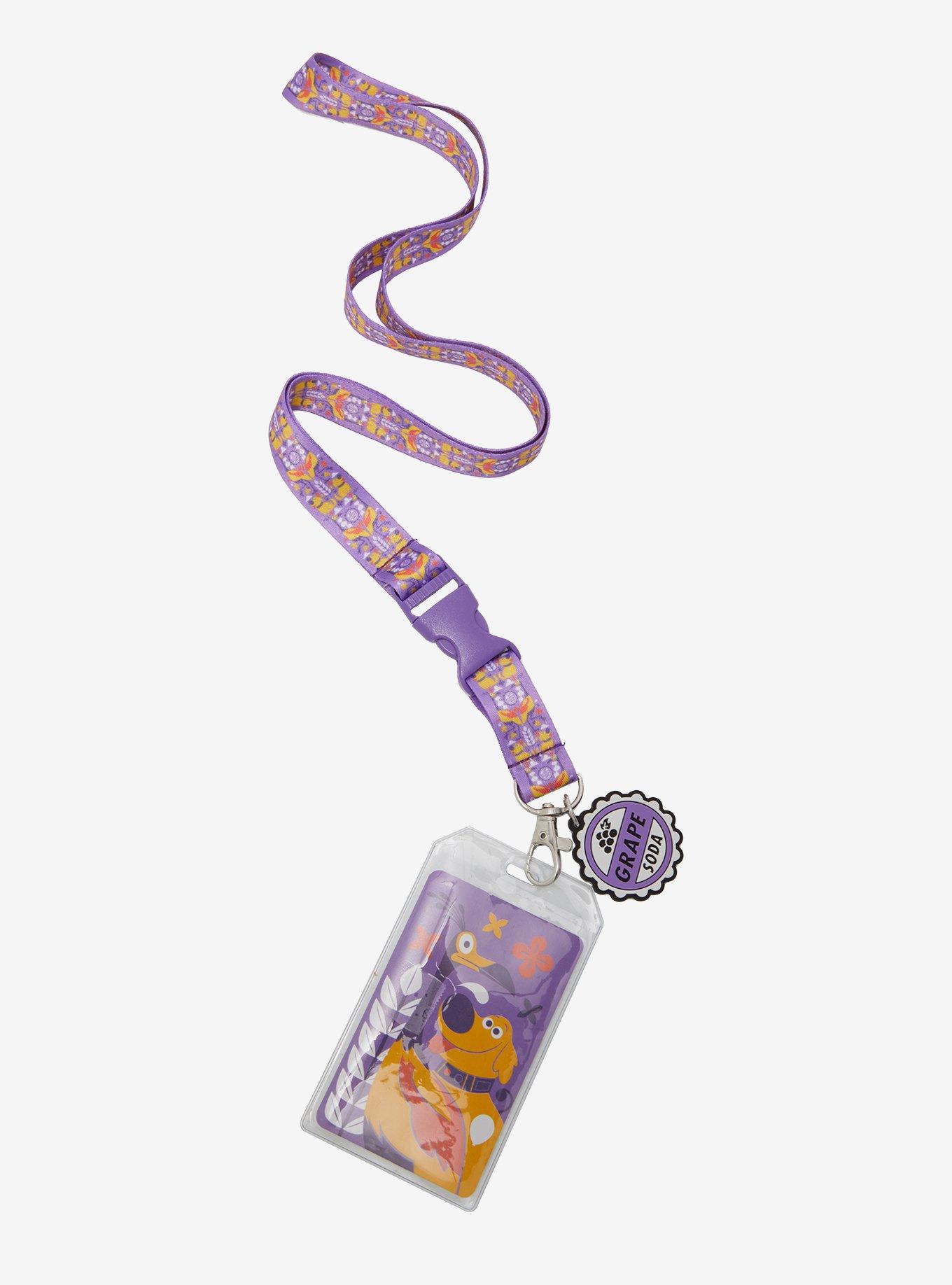 Disney Pixar Up Dug & Kevin Allover Print Lanyard - BoxLunch Exclusive, , hi-res