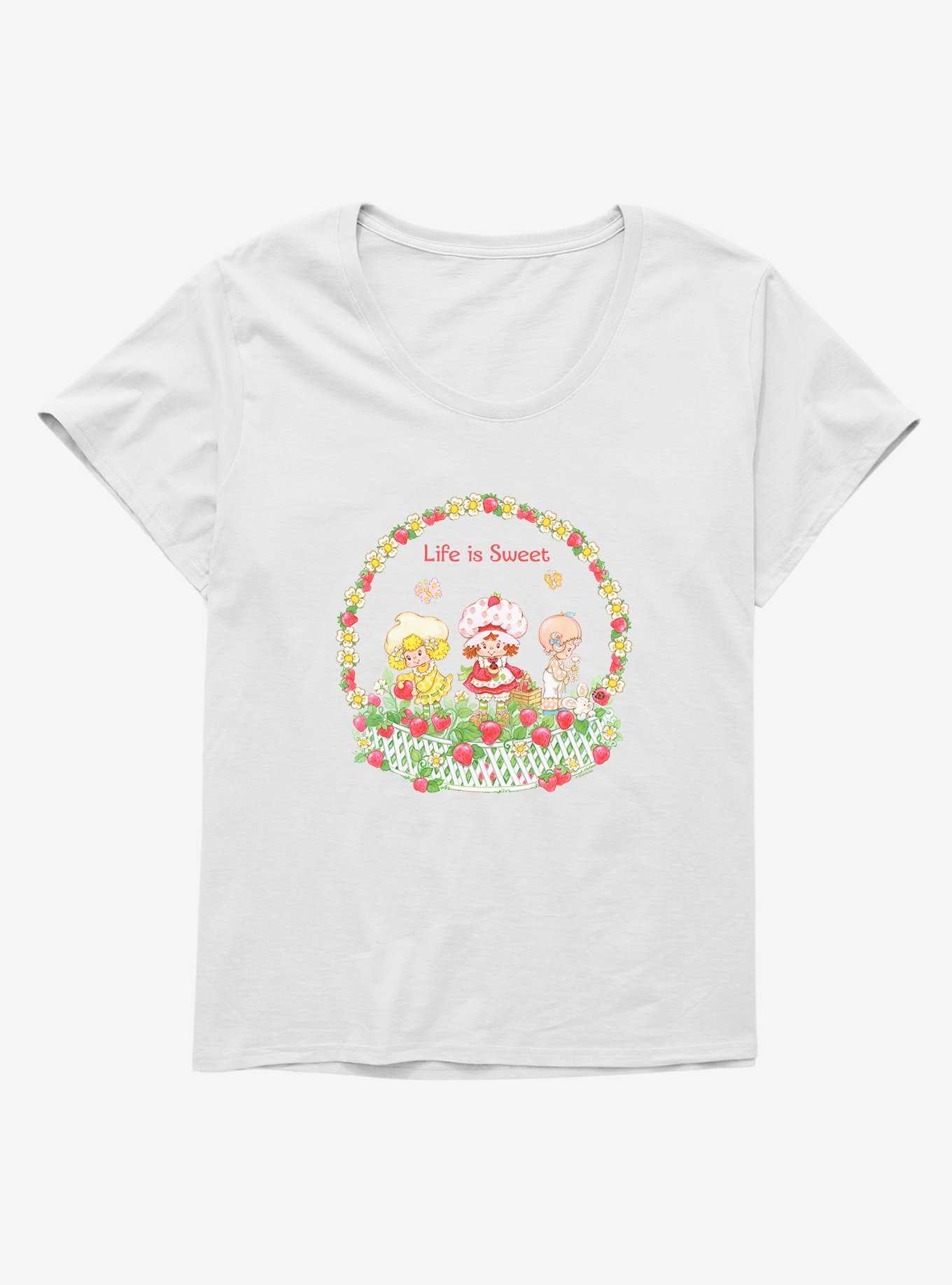 Strawberry Shortcake Life Is Sweet Womens T-Shirt Plus Size, , hi-res