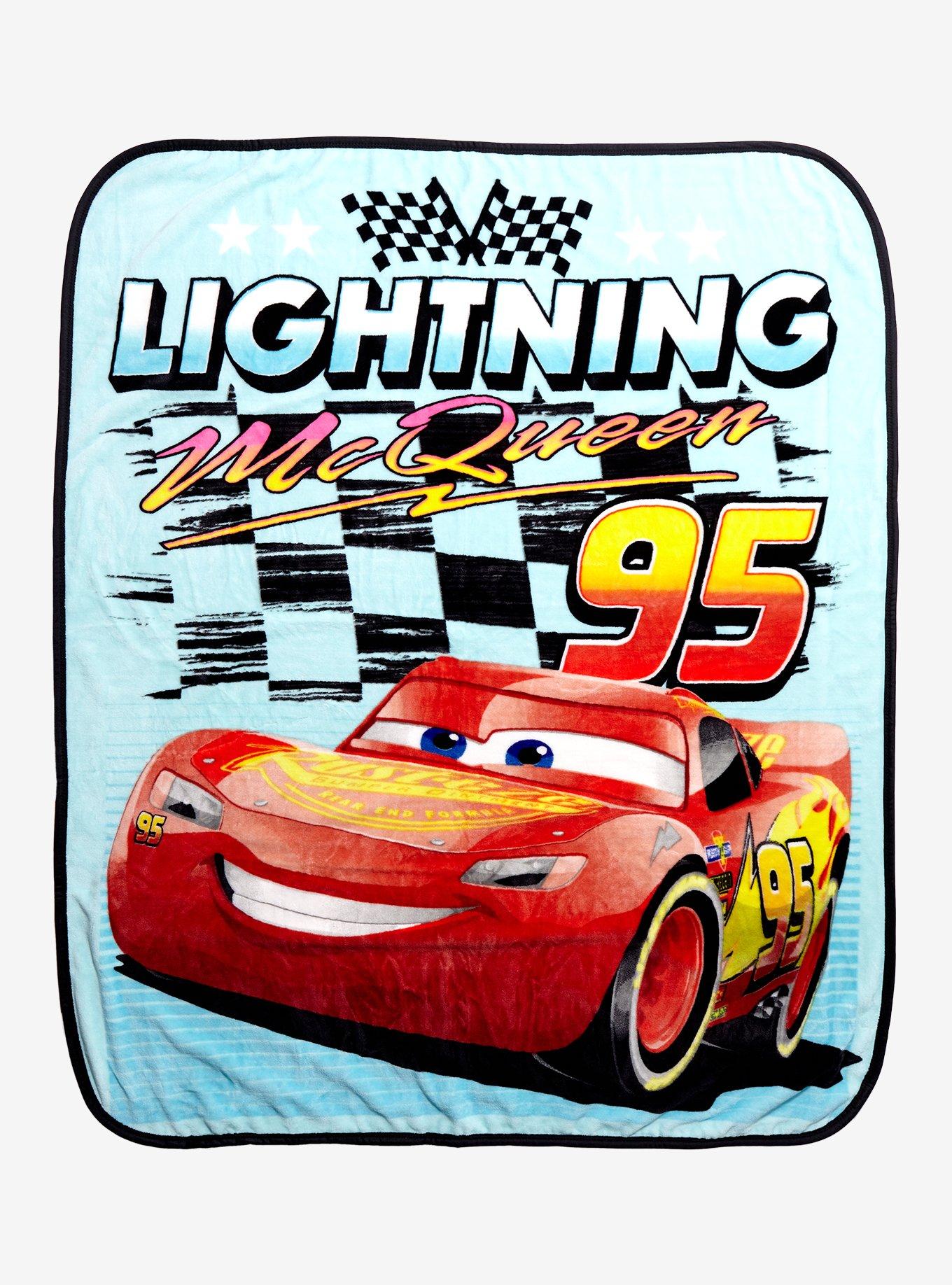 Disney Pixar Cars Lightning McQueen Portrait Fleece Throw - BoxLunch Exclusive, , hi-res