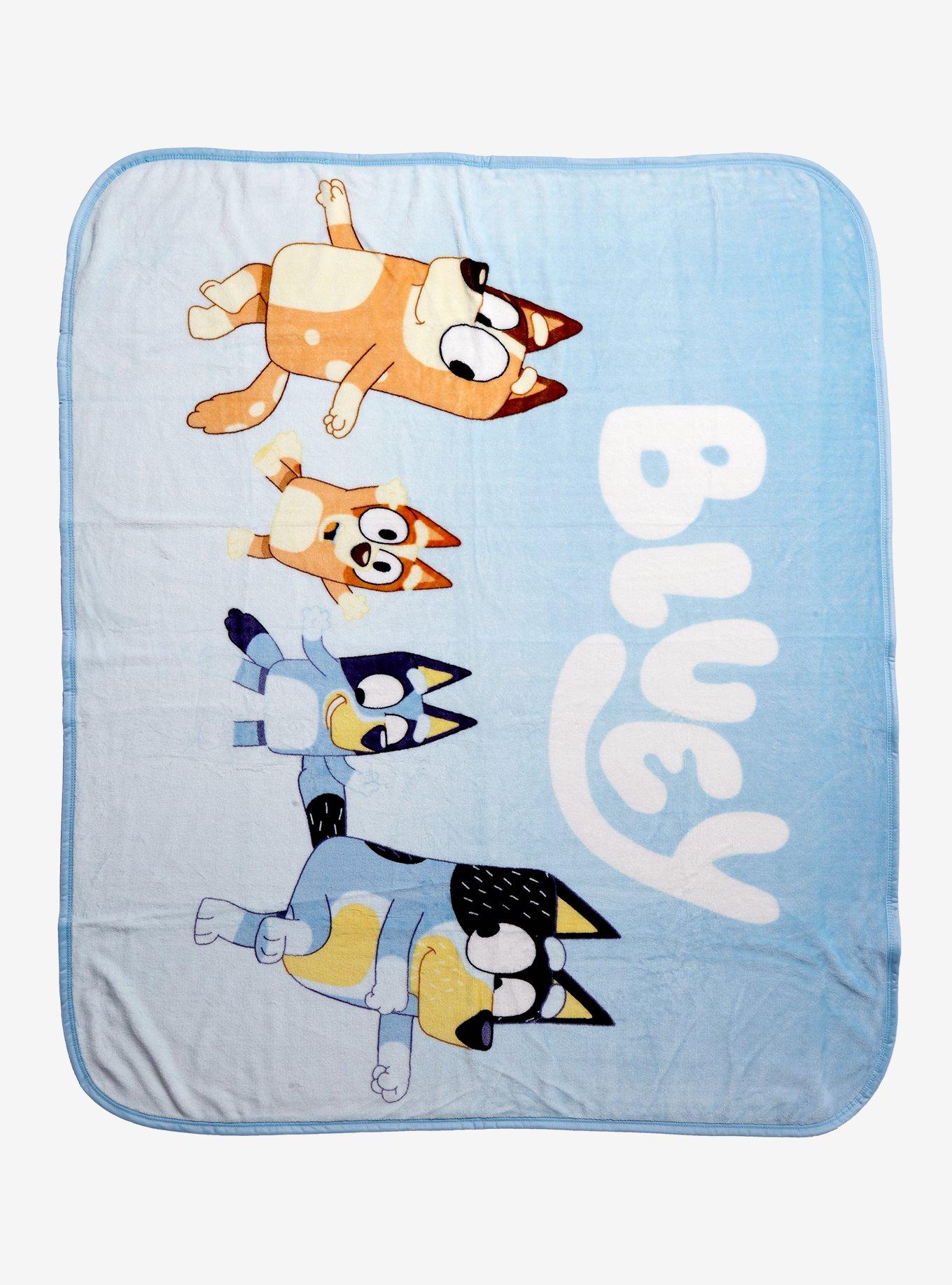 Bluey Heeler Family Dancing Fleece Throw - BoxLunch Exclusive, , hi-res