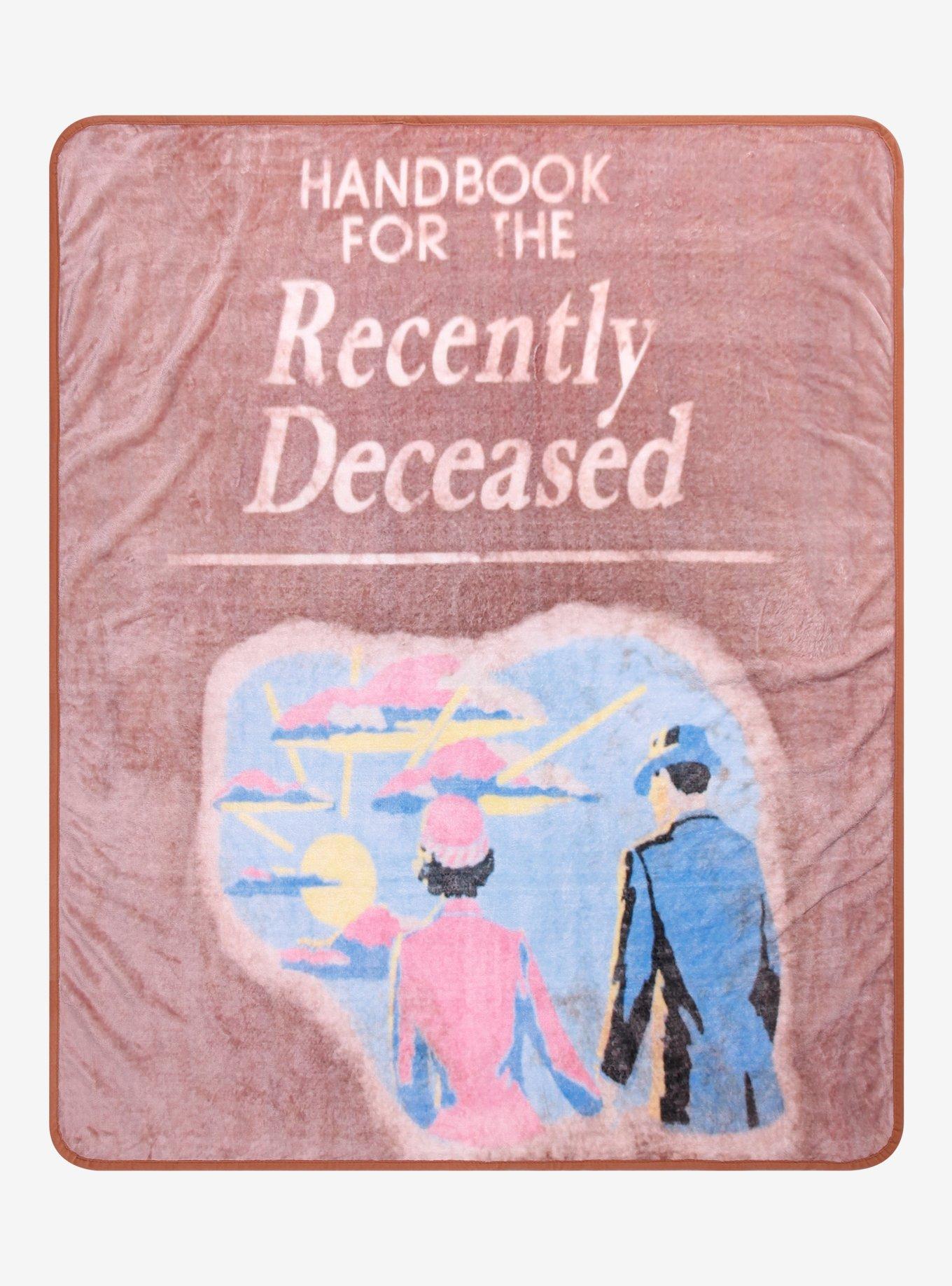 Beetlejuice Handbook for the Recently Deceased Fleece Throw — BoxLunch Exclusive, , hi-res