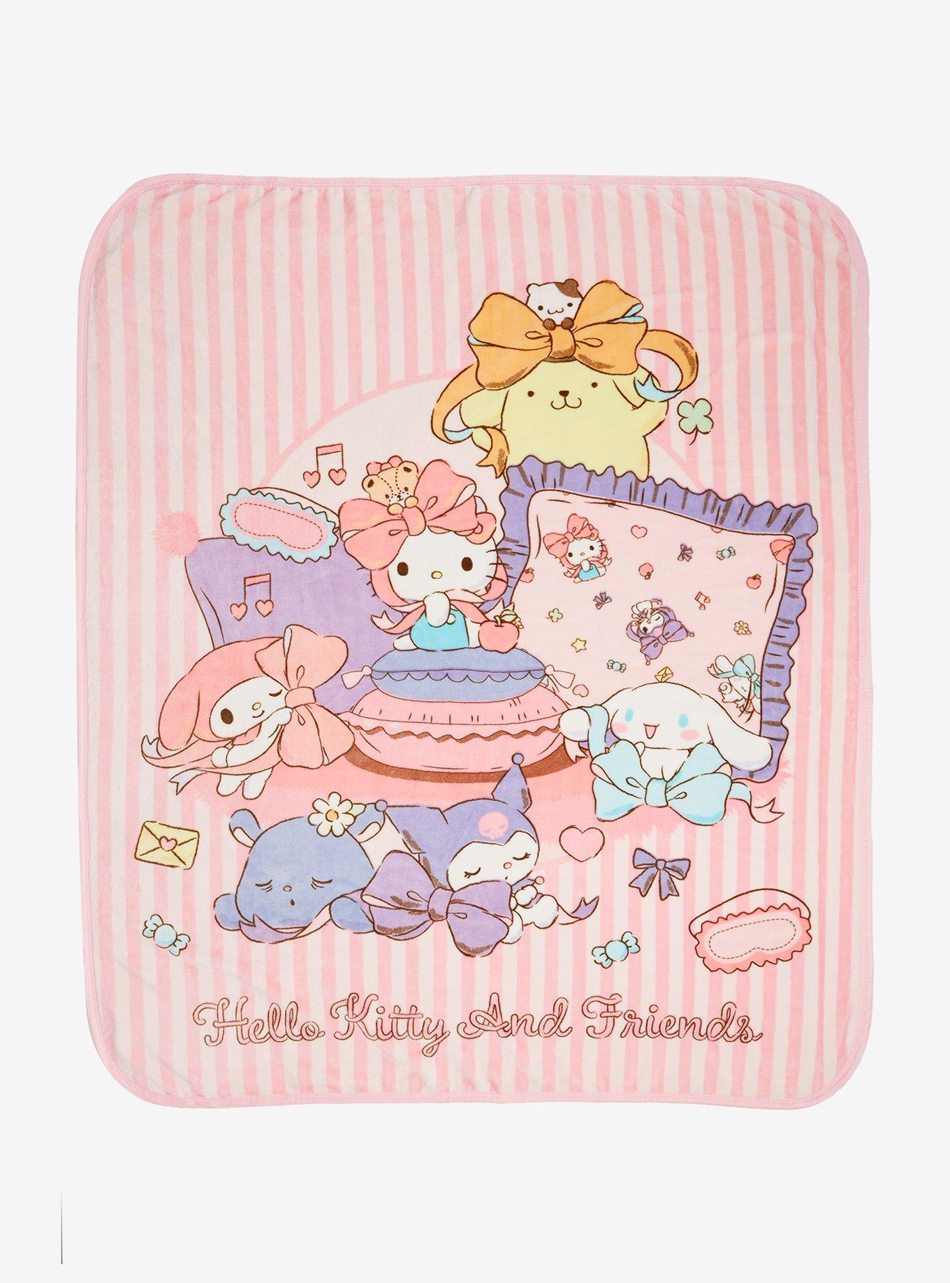 Sanrio Hello Kitty and Friends Slumber Party Double-Sided Fleece Throw &mdash; BoxLunch Exclusive, , hi-res