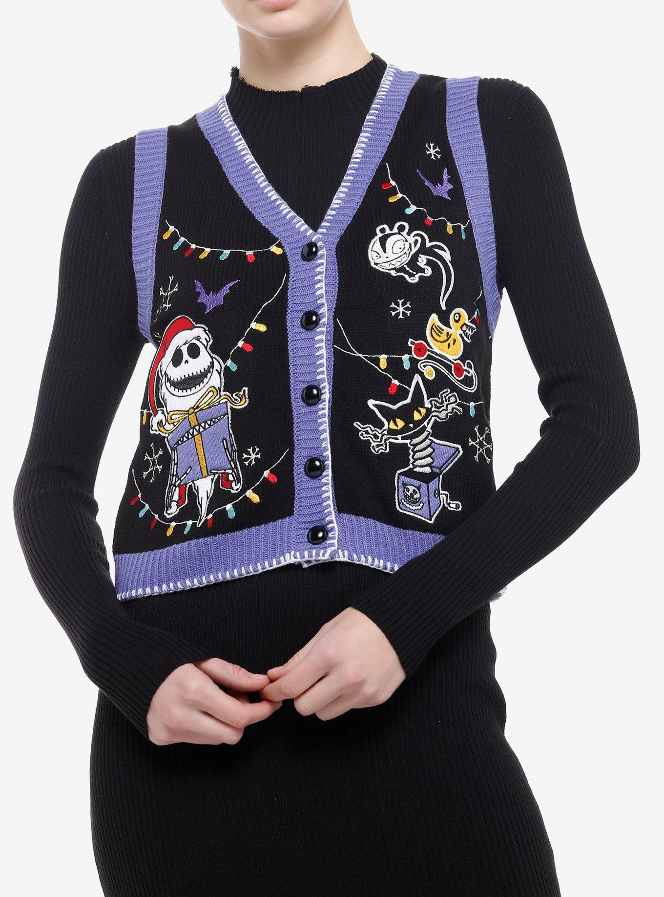 Her Universe The Nightmare Before Christmas Girls Sweater Vest, , hi-res