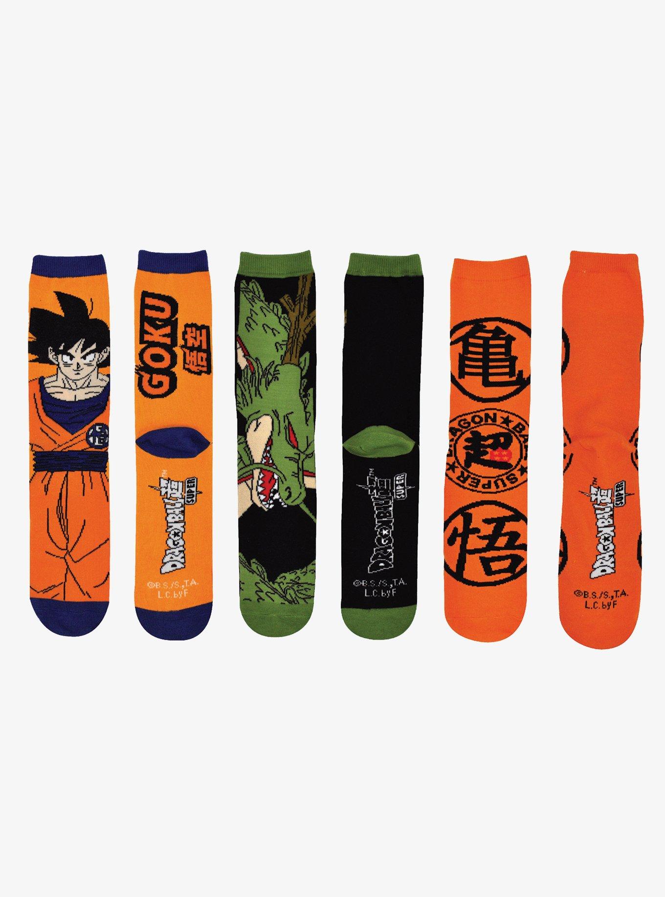 Dragon Ball Super 3 PK Crew Socks Bundle, , hi-res