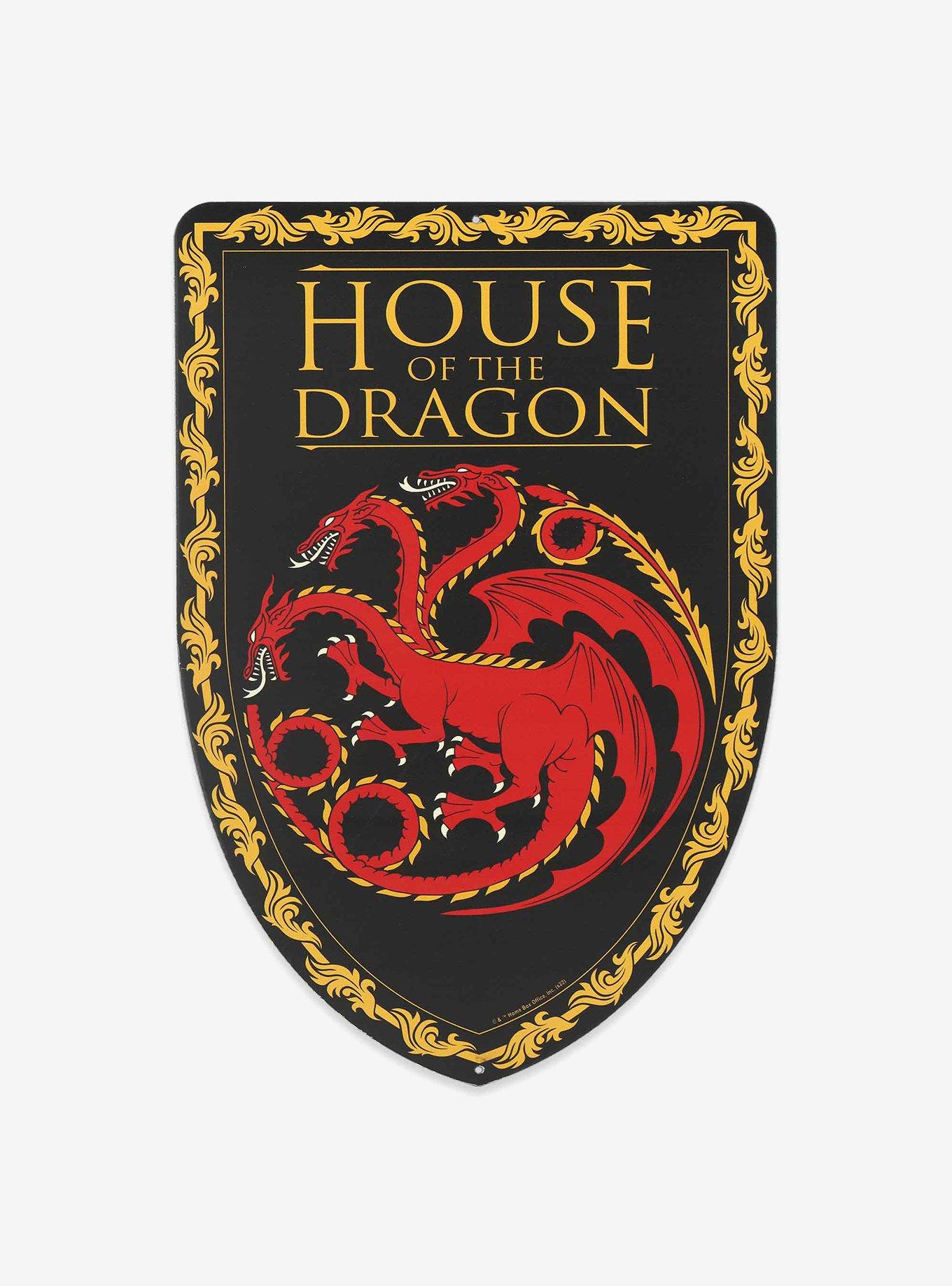 House of the Dragon Shield Logo Metal Sign, , hi-res
