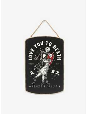The Nightmare Before Christmas Love You to Death Hanging Wood Wall Decor, , hi-res