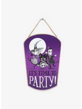 The Nightmare Before Christmas Party Lock, Shock, and Barrel Hanging Wood Wall Decor, , hi-res